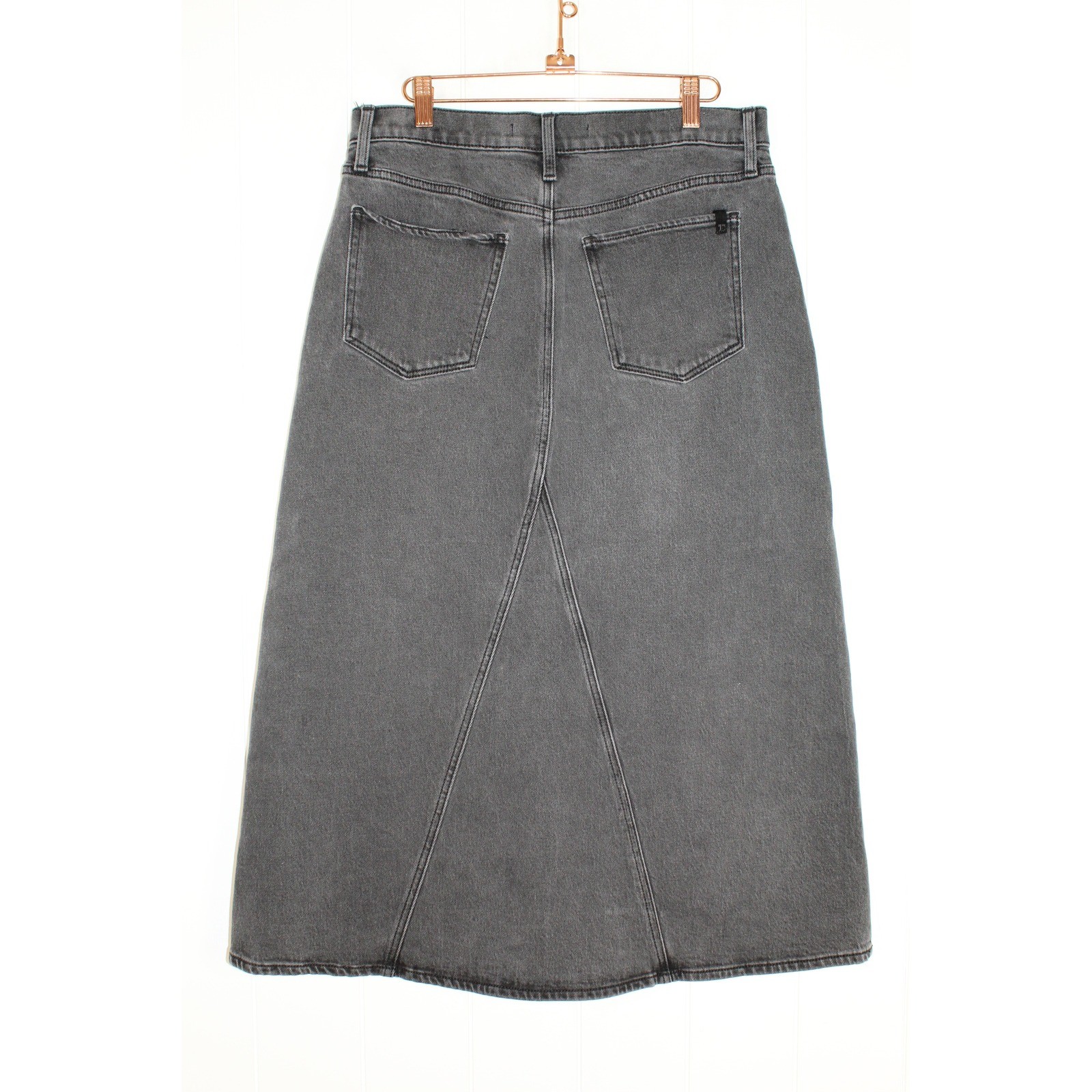 Joe’s Jeans The Tulie Skirt With Grace Denim Midi Vintage Stretch Size 30