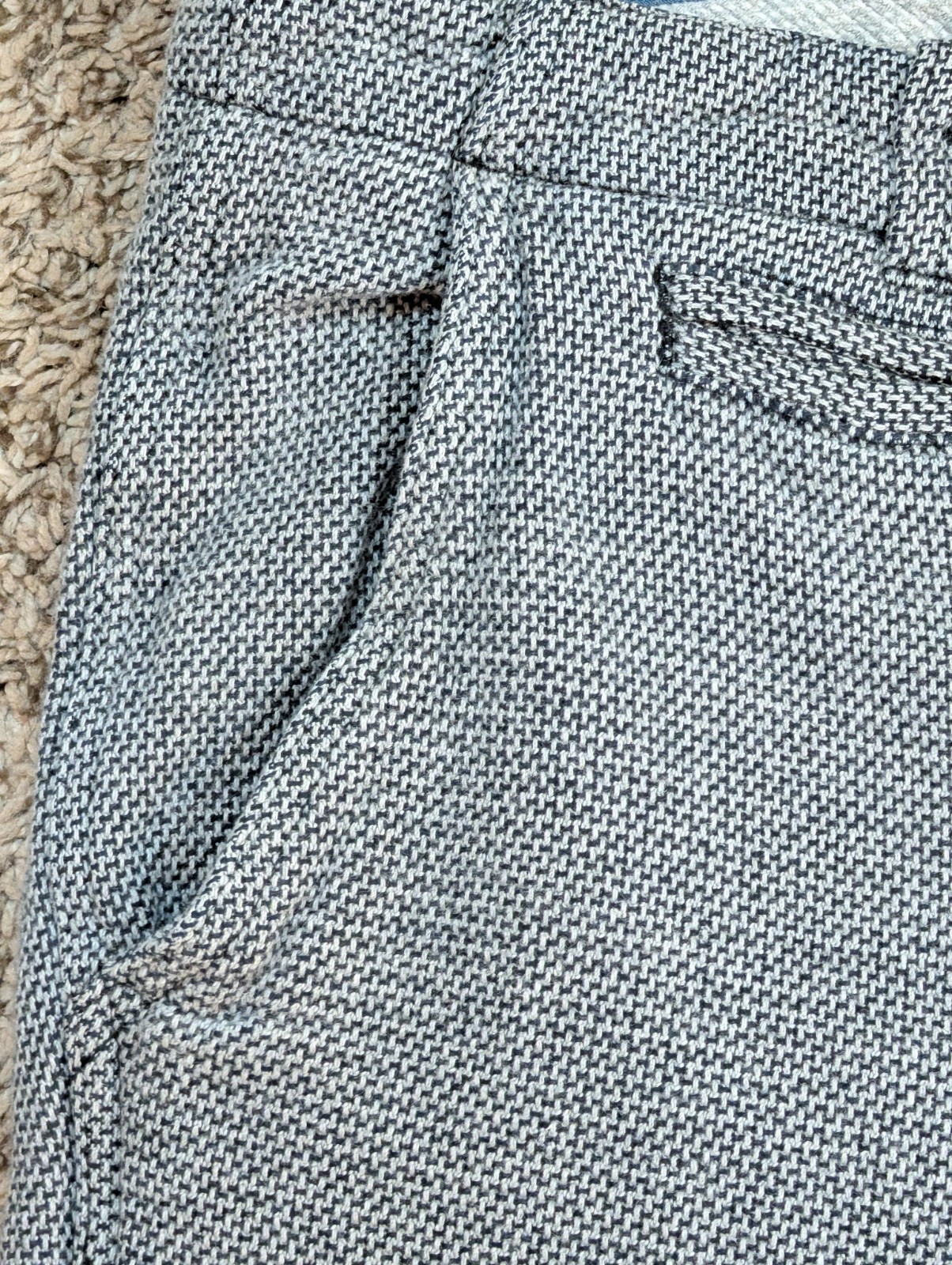 Carbon2Cobalt Mens Pants 36×32 Gray Chino Casual