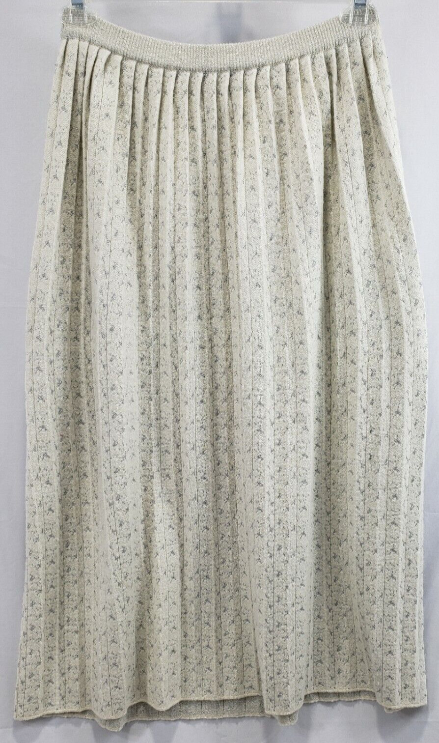 Jeanne Pierre Renee Tener Skirt Medium Women’s Tan/Silver Pre-owned