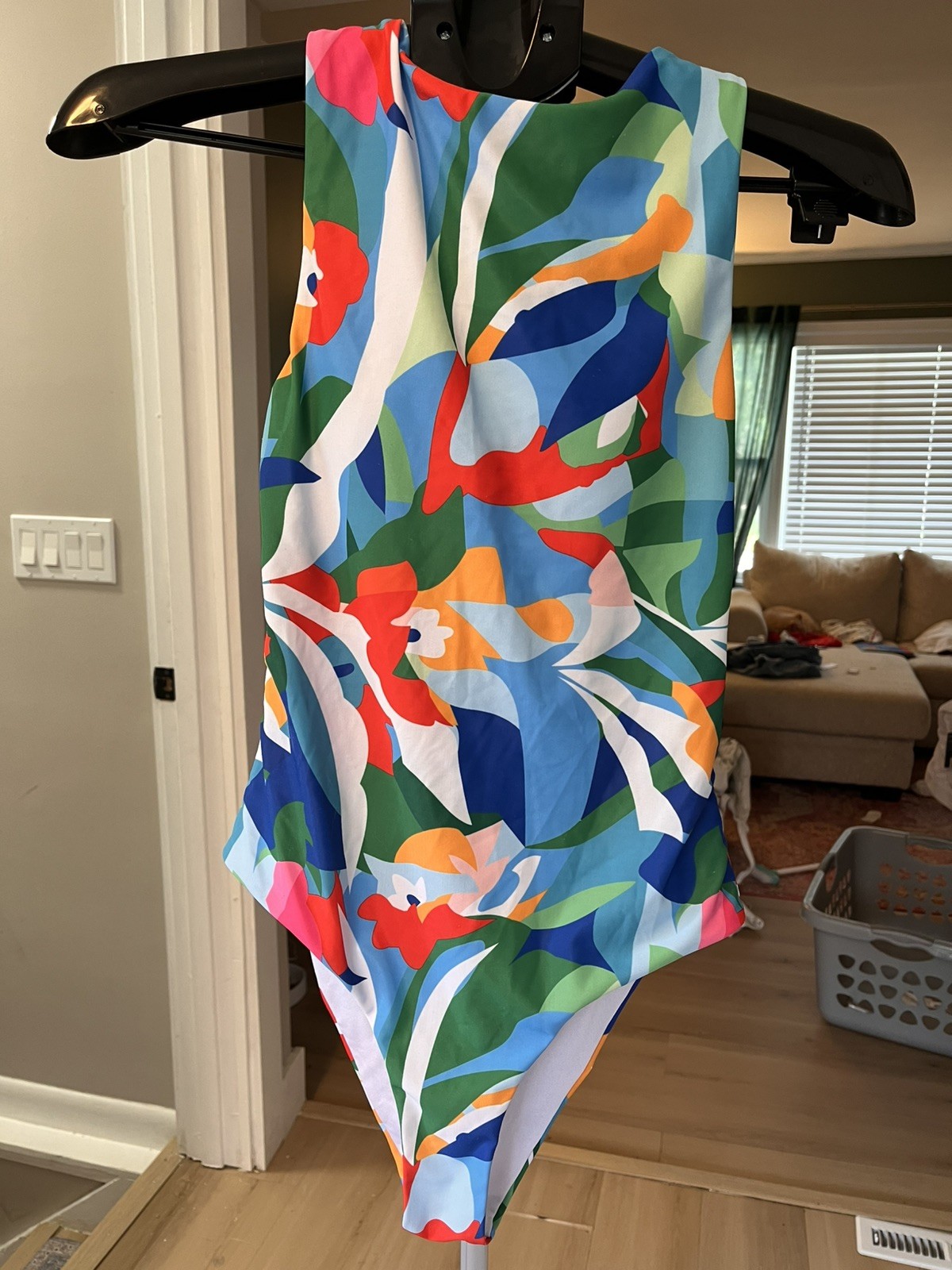 Multi color and patterns one piece (only tried it on)