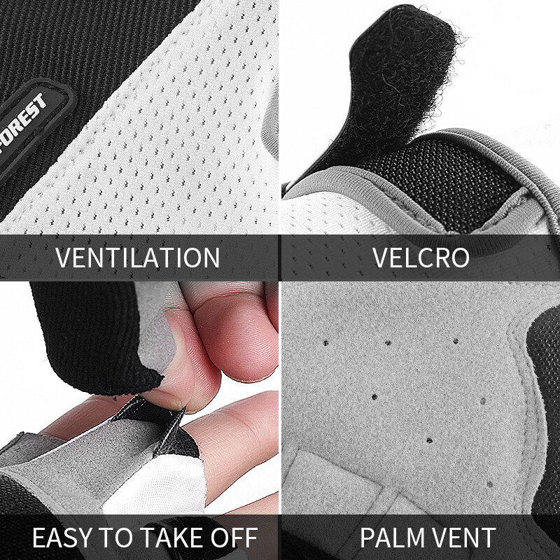 Mountain Bike Cycling Gloves Half Finger Gel Pad Anti Slip Shock Absorbing Glove