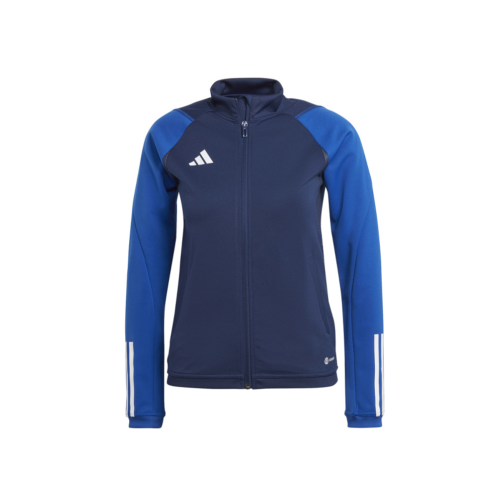 adidas Tiro23 Competition Full Zip Track Jacket Youth Boys Blue Casual Athletic