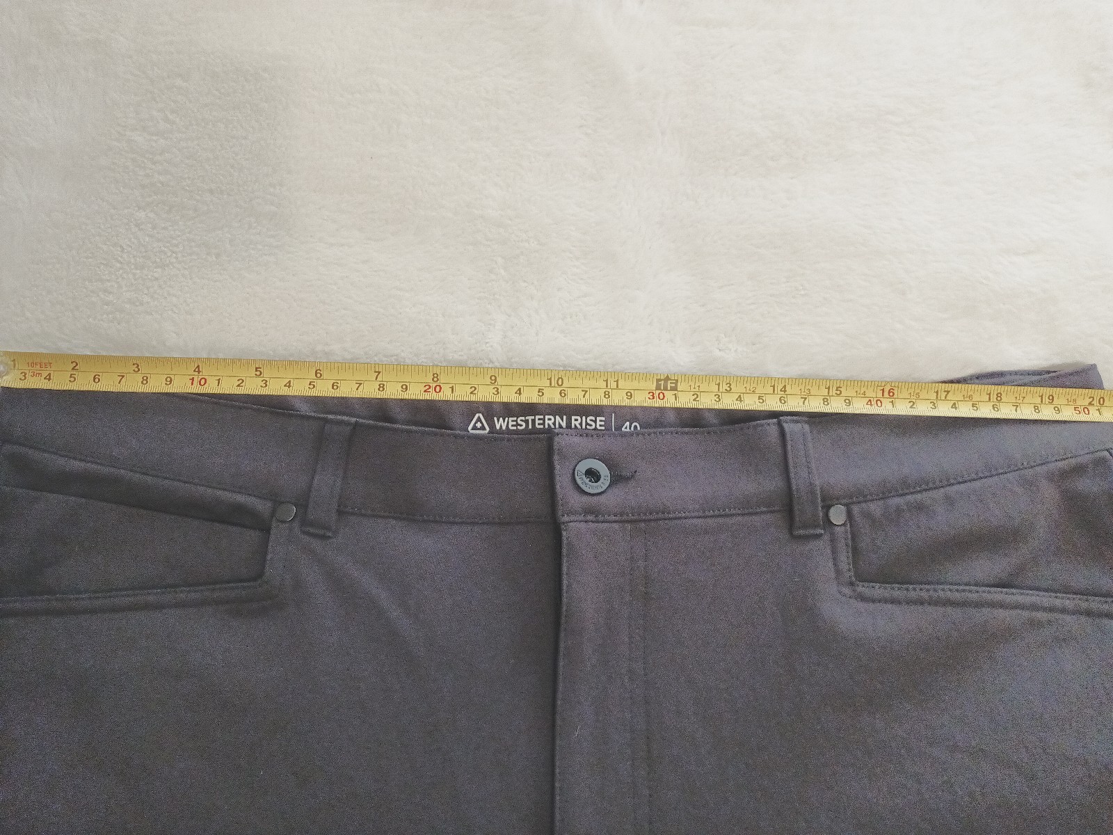 Western Rise Diversion Pants Classic Men’s 40×27 Black 4-Way Stretch EUC