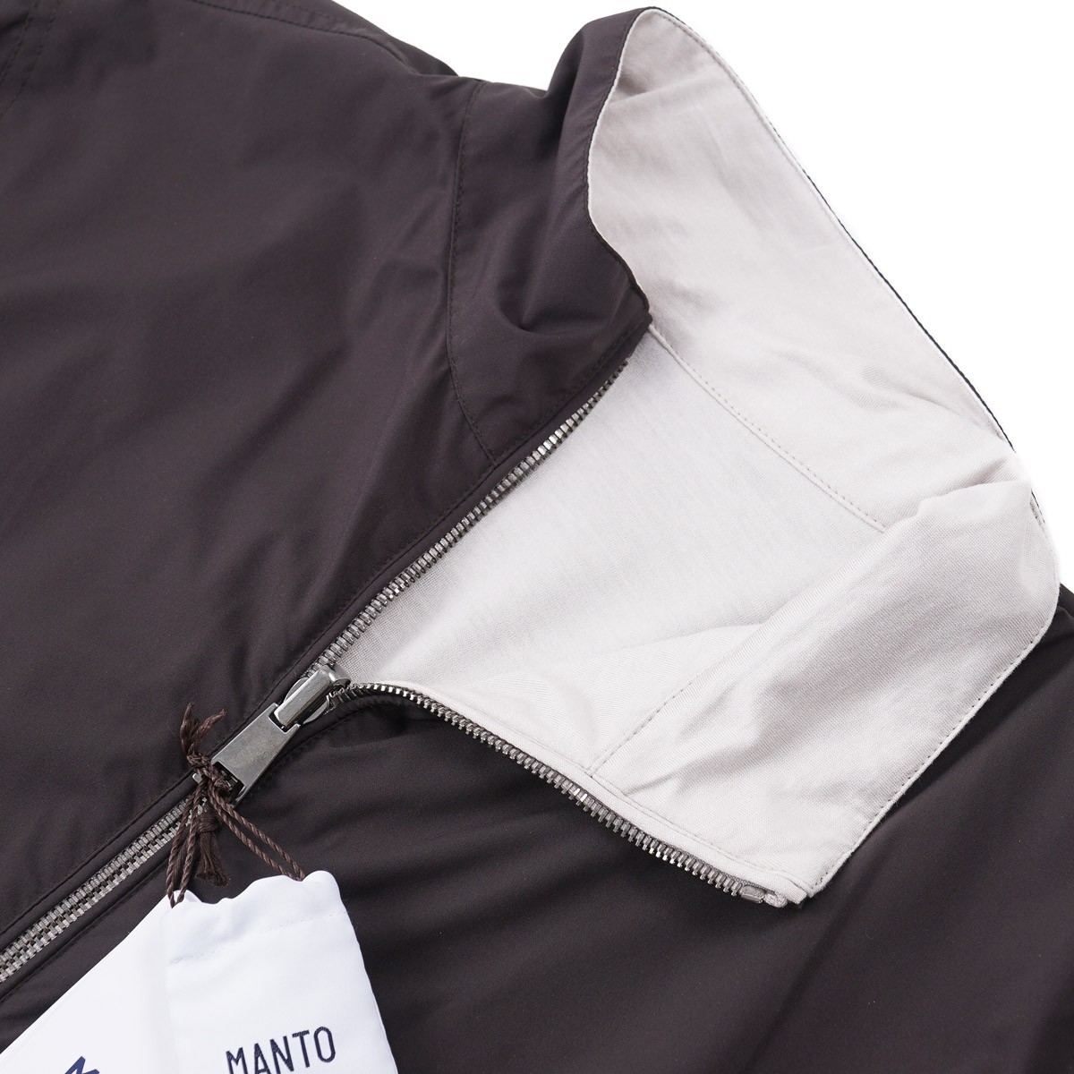 Manto Lightweight Reversible Jersey Cashmere and Tech Fabric Jacket M (Eu 50)
