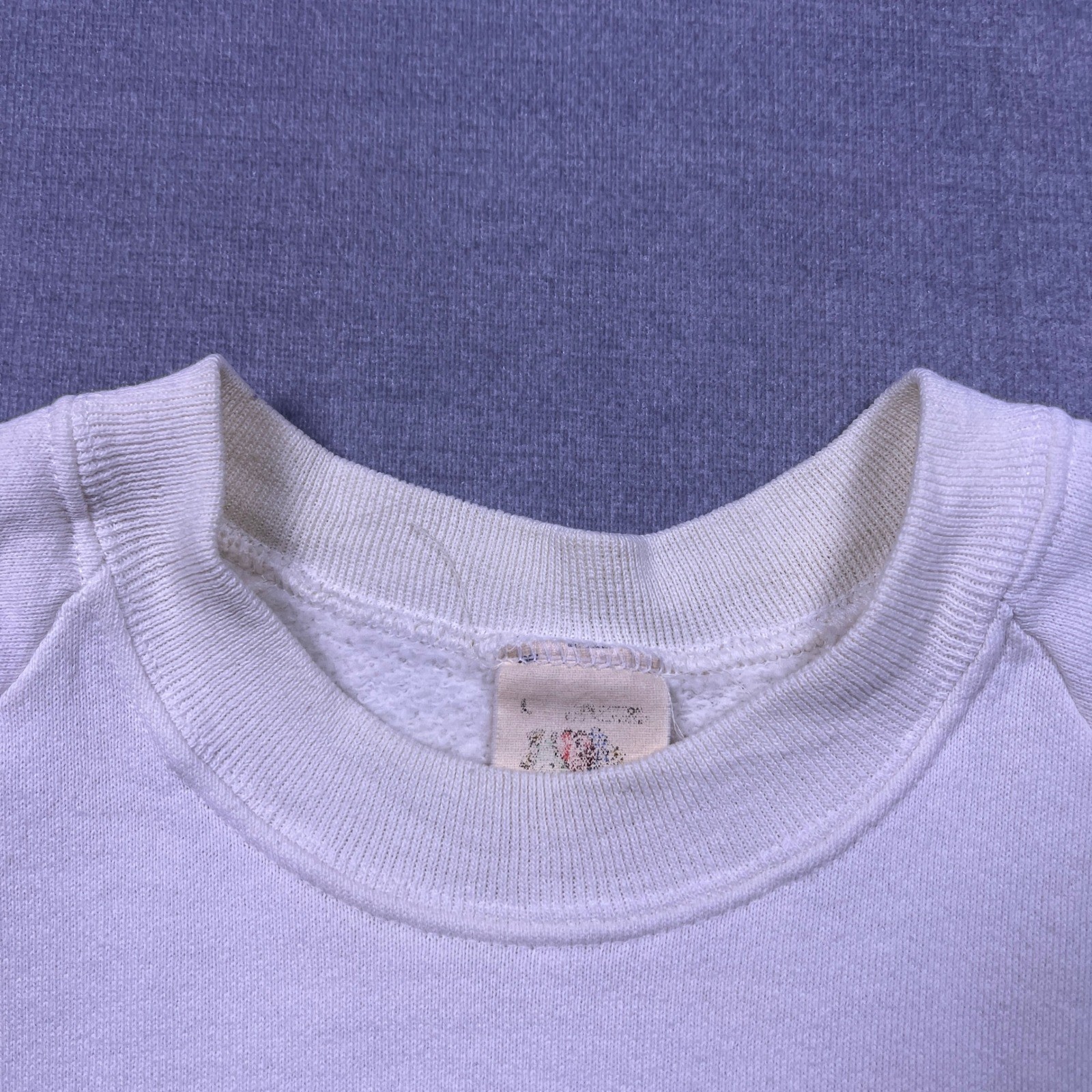 Vintage Carpe Diem Seize The Day Sweatshirt Mens Large White Raglan Crewneck