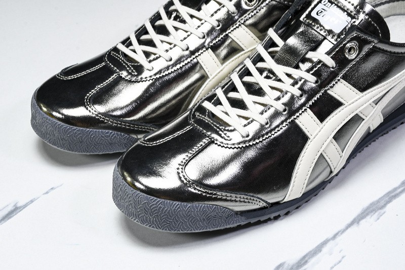 Onits*ka Tiger Mexico66SD Metallic Series Metropolis Cream 183C468-020 Size 4-11