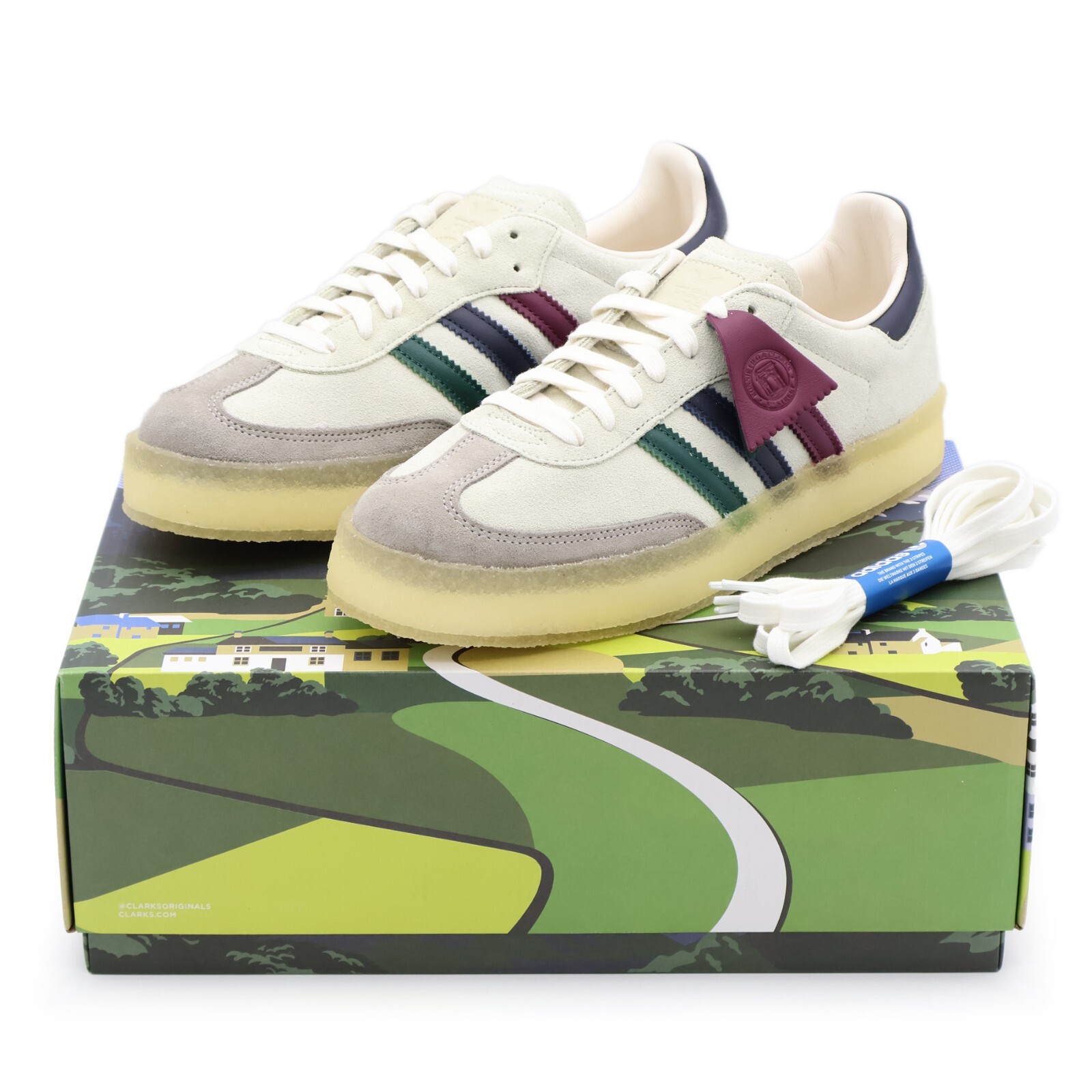 IE4032 KITH Ronnie Fieg Clarks adidas 8th Street Samba Kithmas Green (Men’s)