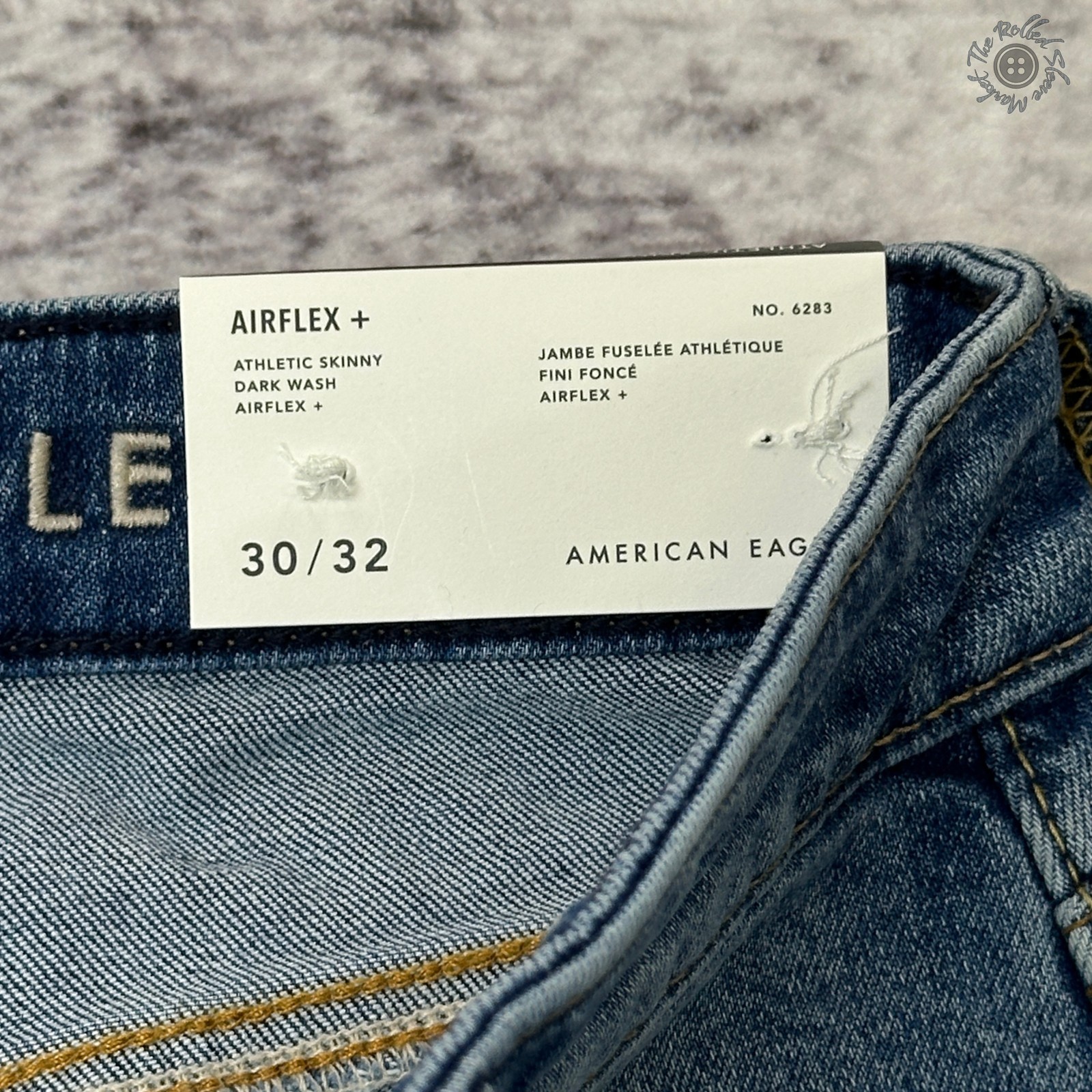 NWT American Eagle AirFlex+ Athletic Skinny Jeans Men’s 30×32 Medium Wash 6283