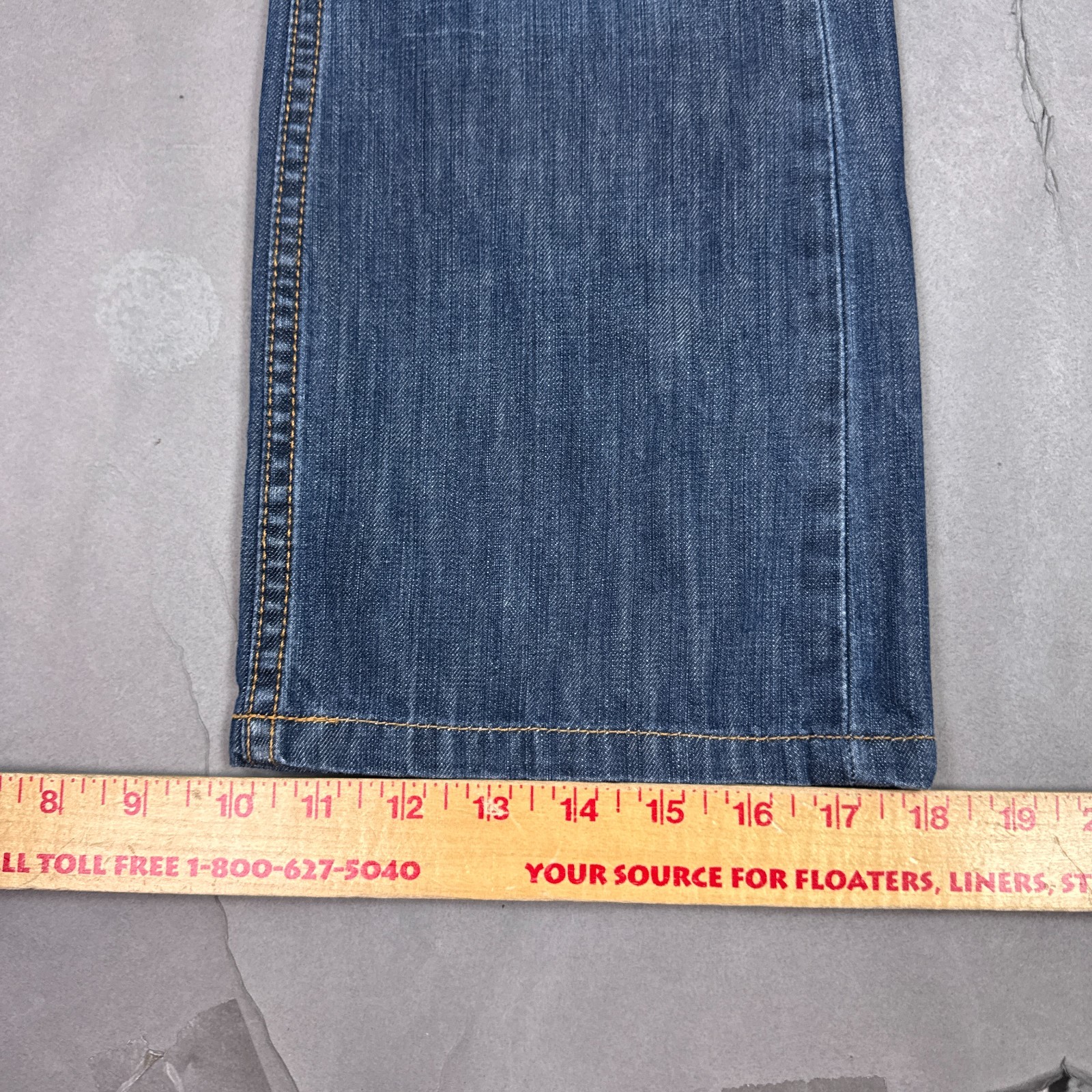 Levis Jeans Mens 30×27 Blue 527 Bootcut Denim Pants Western Faded (Tag30x30)