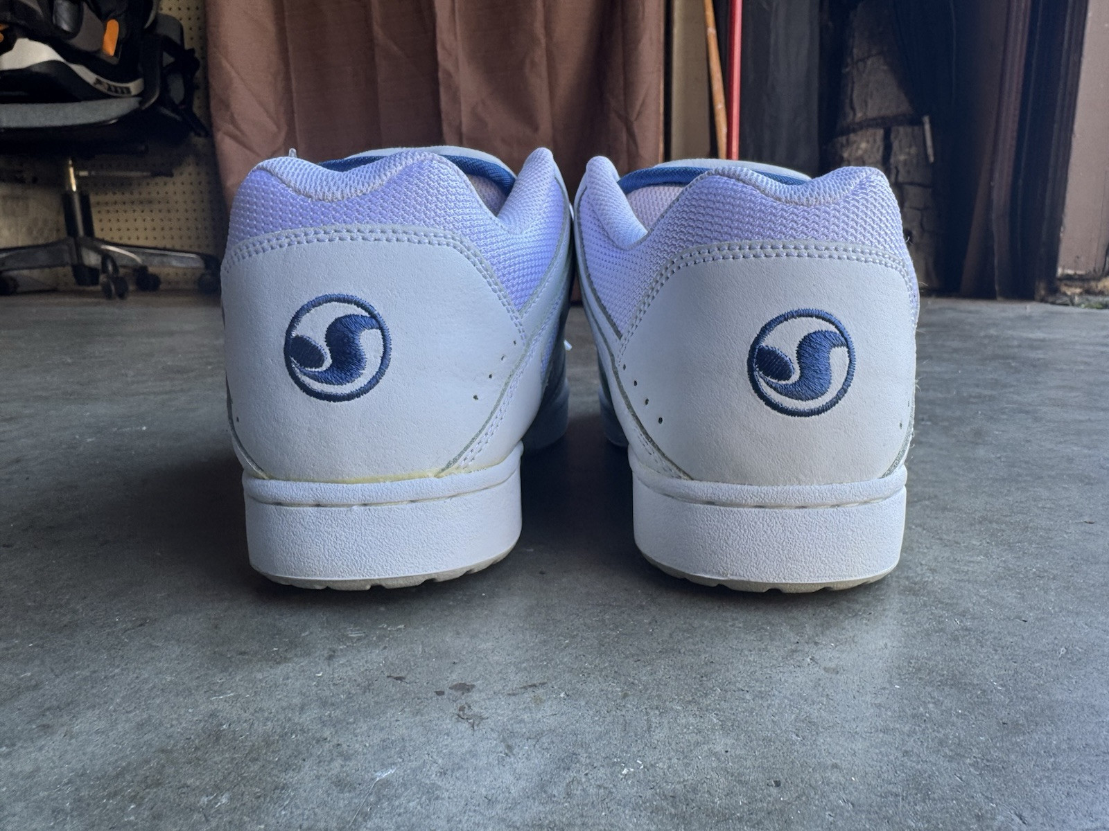 Vintage DS DVS Kerry Getz SP2 Signature Series Skate Shoe 8.5 White Blue
