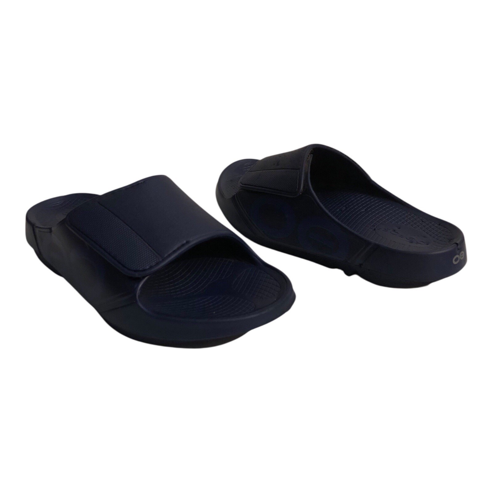 OOFOS OOAHH Sport Flex Lightweight Recovery Slide Sandal Blue M8 W10 EU41