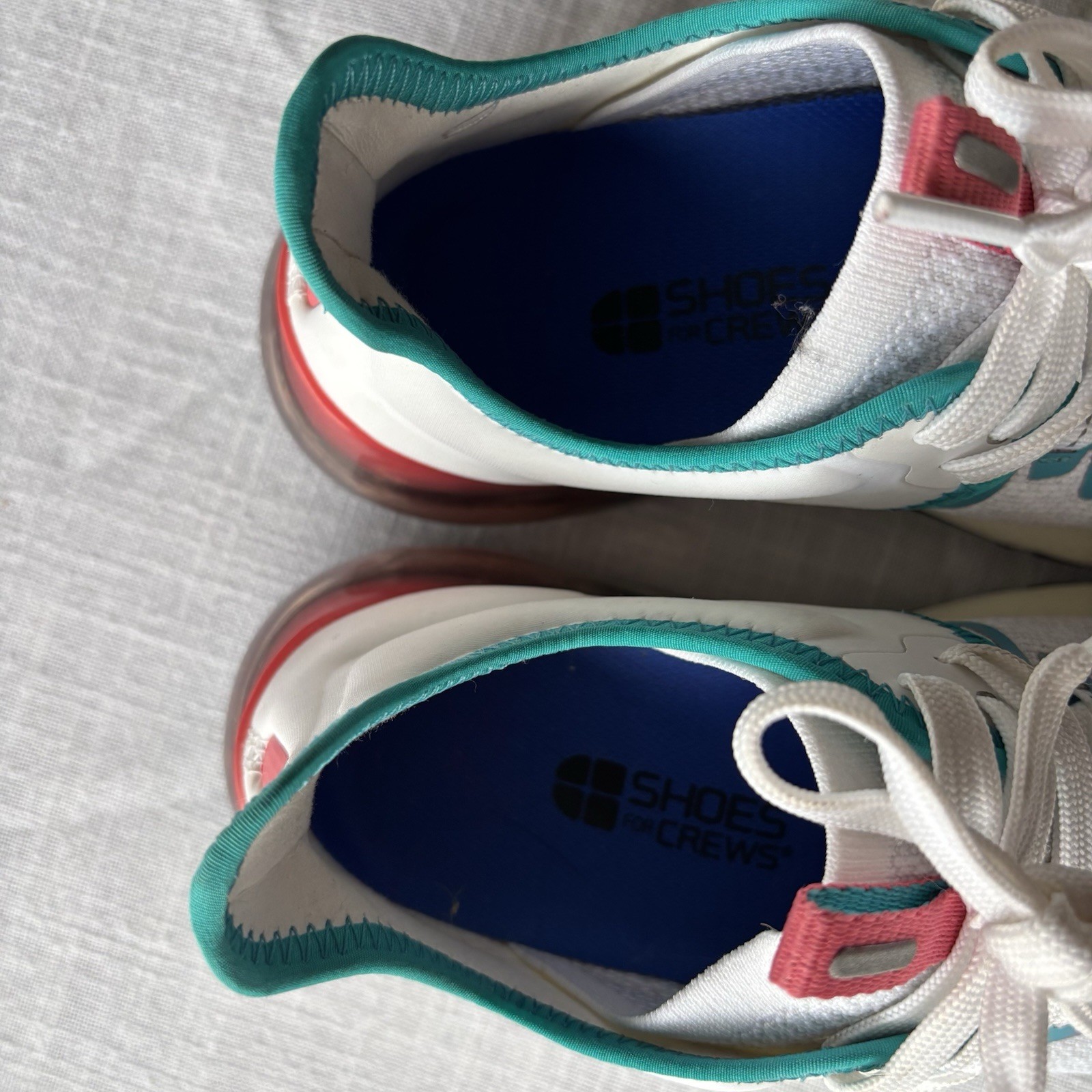 Shoes for Crews White Sneakers Casual Athletic Work Nurse Shoe Women Size 6 NWOT