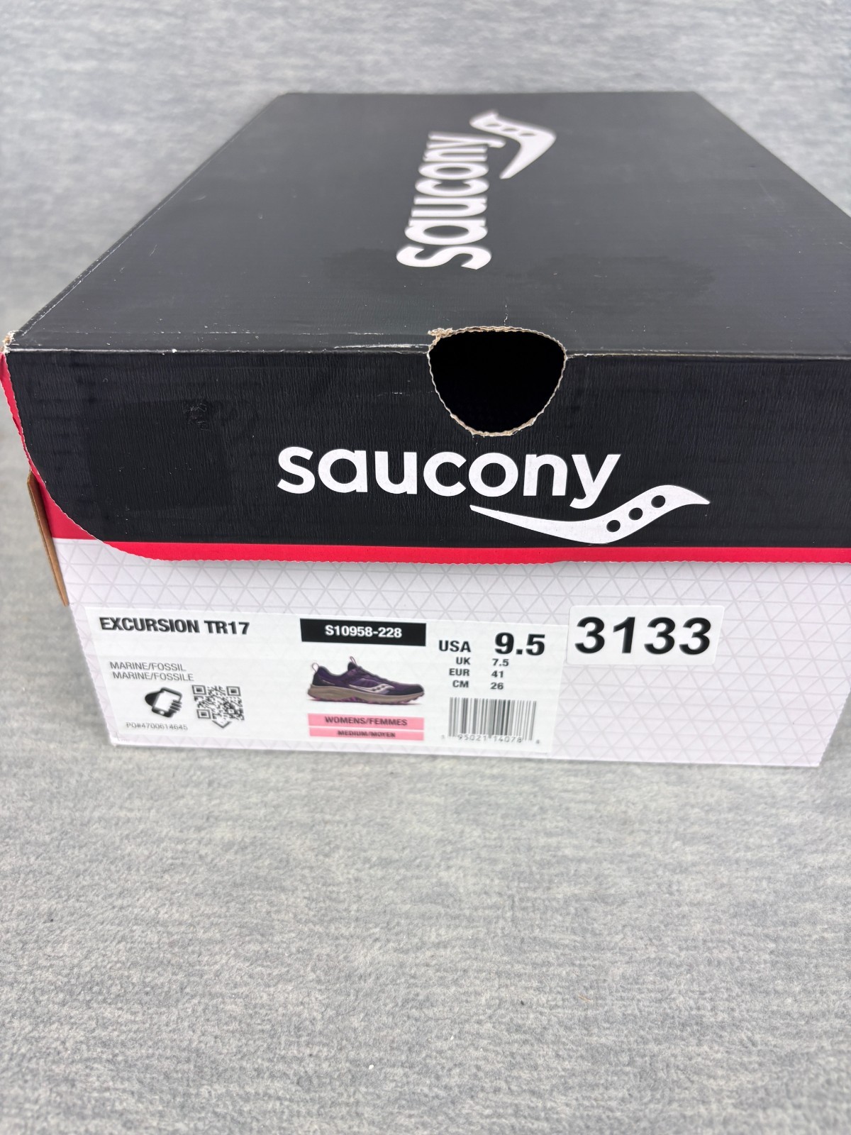 Saucony Excursion TR17 Trail Running Sneakers Womens 9.5 M Marine Blue Purple