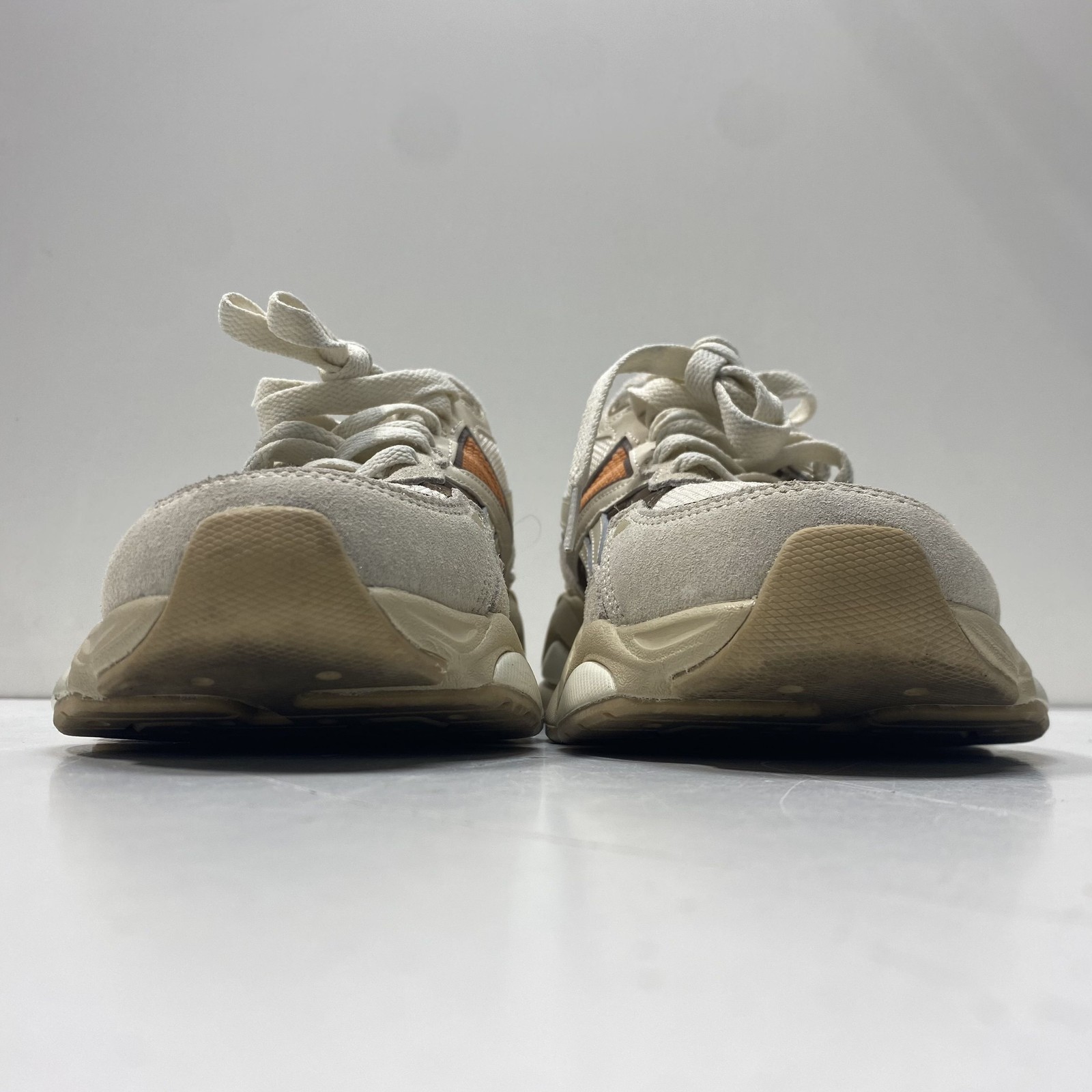 Reebok Royal Pervader White Beige Brown Orange Sneakers Men’s Size 8