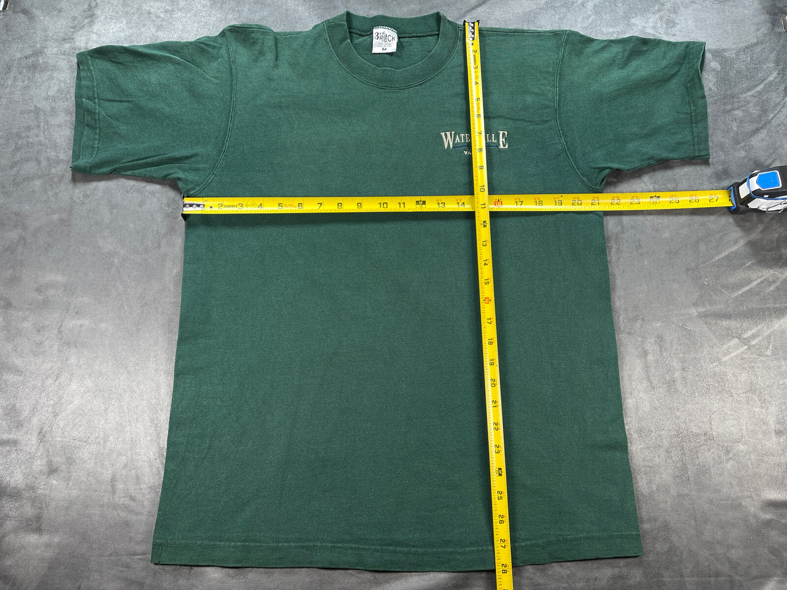 Green vintage Shirt Baggy Medium Waterville Valley New Hampshire New England