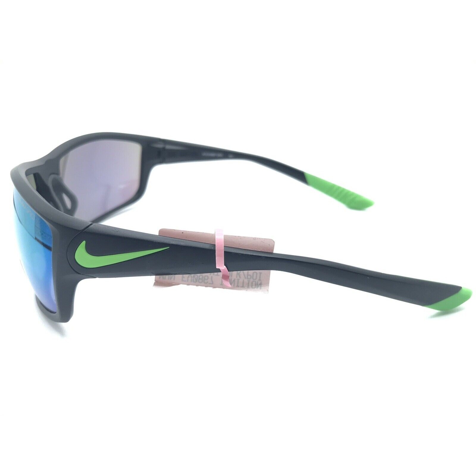 Nike Ignition R EV0867 003 Black Green Wrap Sunglasses Frames Designer Men Women