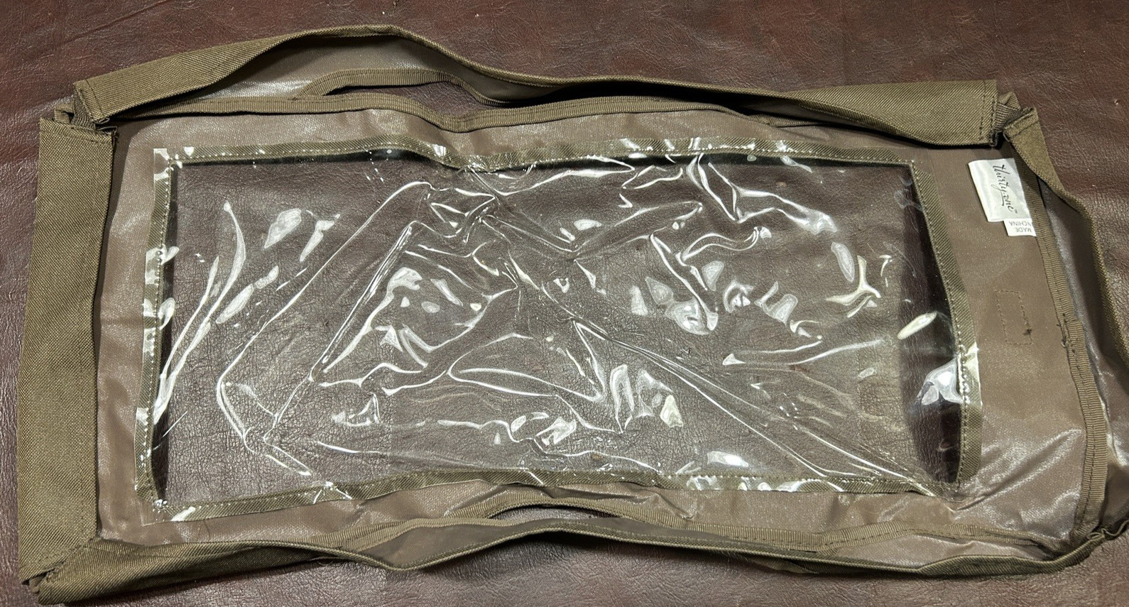 Thirty one medium utility tote Top-a-Tote tops – black & brown – preowned