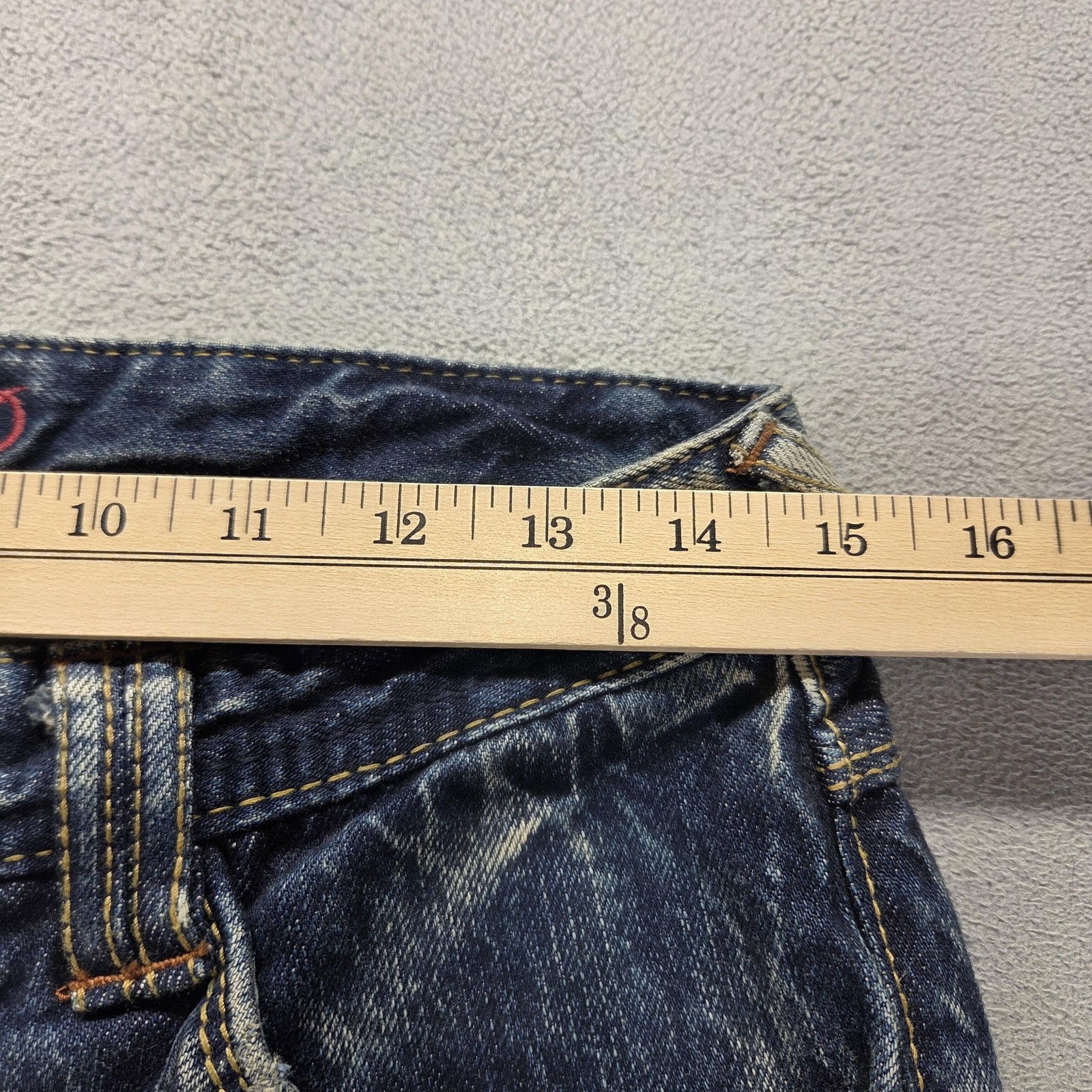 Japanese Selvedge Jeans Honeycomb Whiskers Stacking Fades Low Rise Fits 29×32