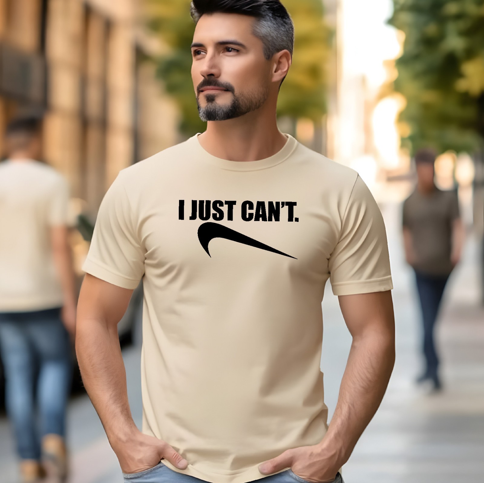 I Just Cant Parody Funny Unisex Heavy Cotton Gildan Tee, Select Your Design