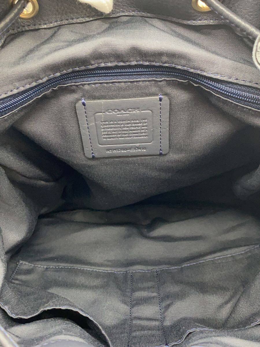 COACH Leather Bag NVY H1780-F37410
