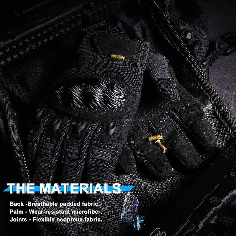 Tactical Gloves Touchscreen Police Combat Motorcycle Driving Training Work Gear