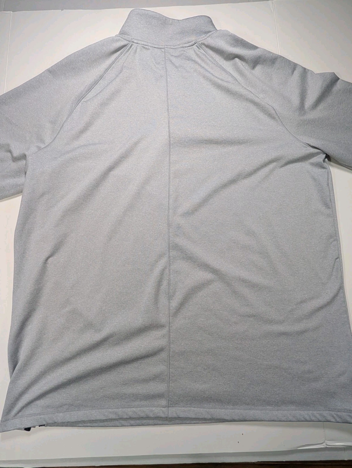 UNRL Pullover Mens XL Gray Heather Quarter Zip Thielen Foundation Performance