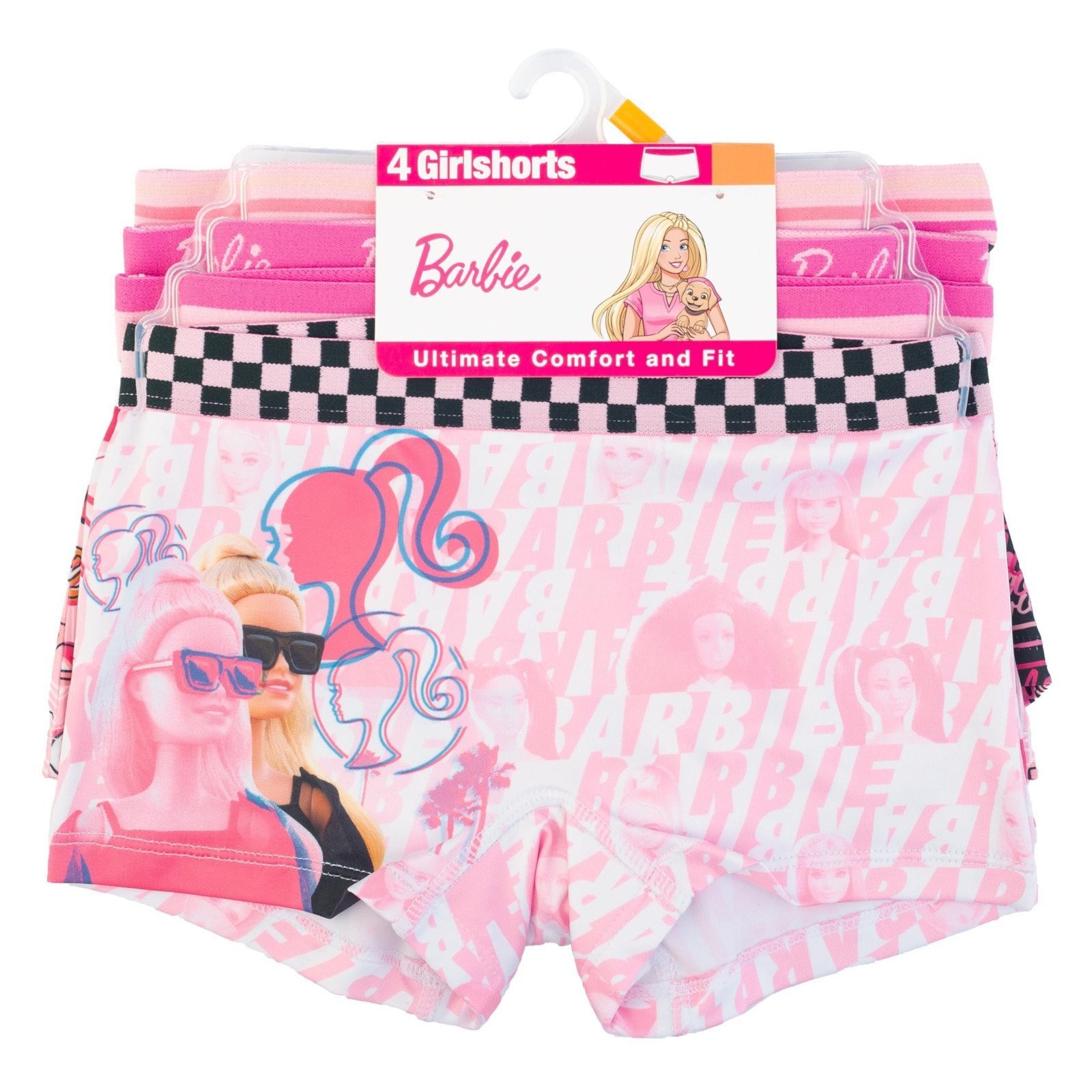 Barbie Exclusive 10-PK 100% Combed Cotton Underwear and 4-PK Girl Short Sizes…