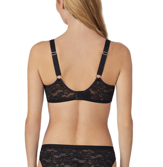Le Mystere Stretch Lace Unlined Bra In Black SZ US 32C NWT