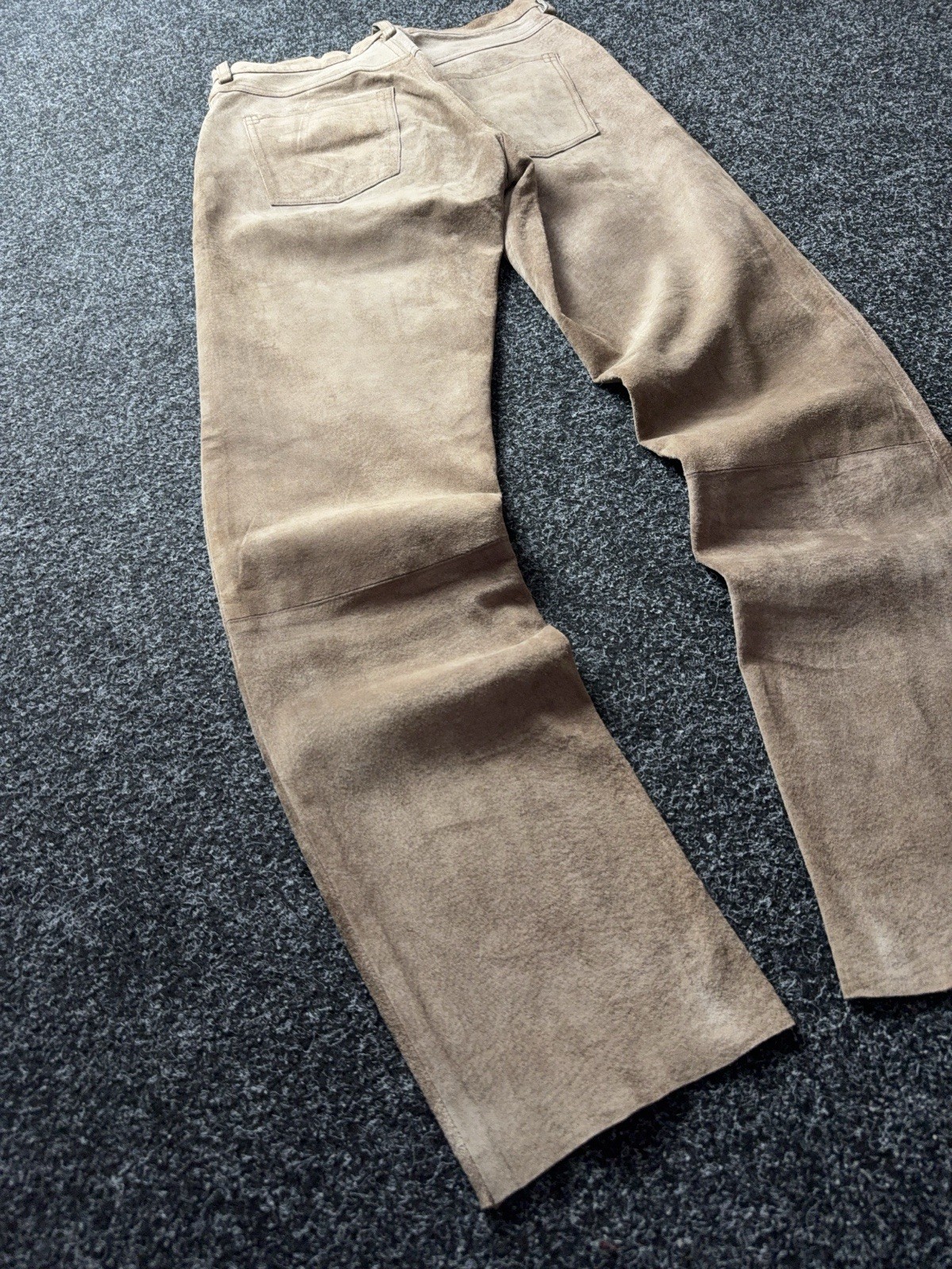 Vintage 00s Retro Western Cowboy Leather Chrome Style Pants Men’s W30 L32 Size