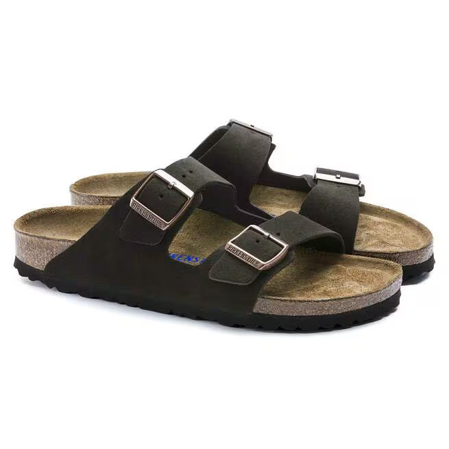Birkenstock Arizona Mocha Suede Leather Unisex Sandals Size EU 37-45