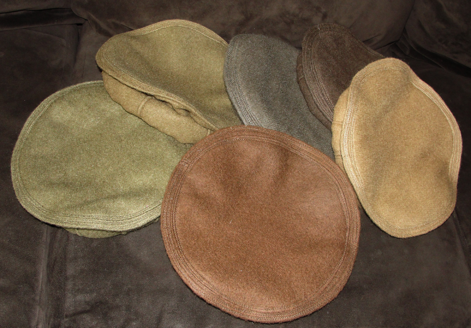Afghanistan Tribal Warm Winter Wool Hat Beret Pakol Hat Top Afghan Army CHITRAL