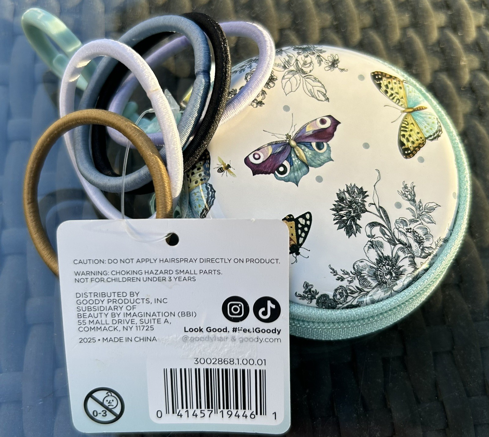 Mackenzie Childs X Goody Rose Butterfly Purse Charm With Elastic