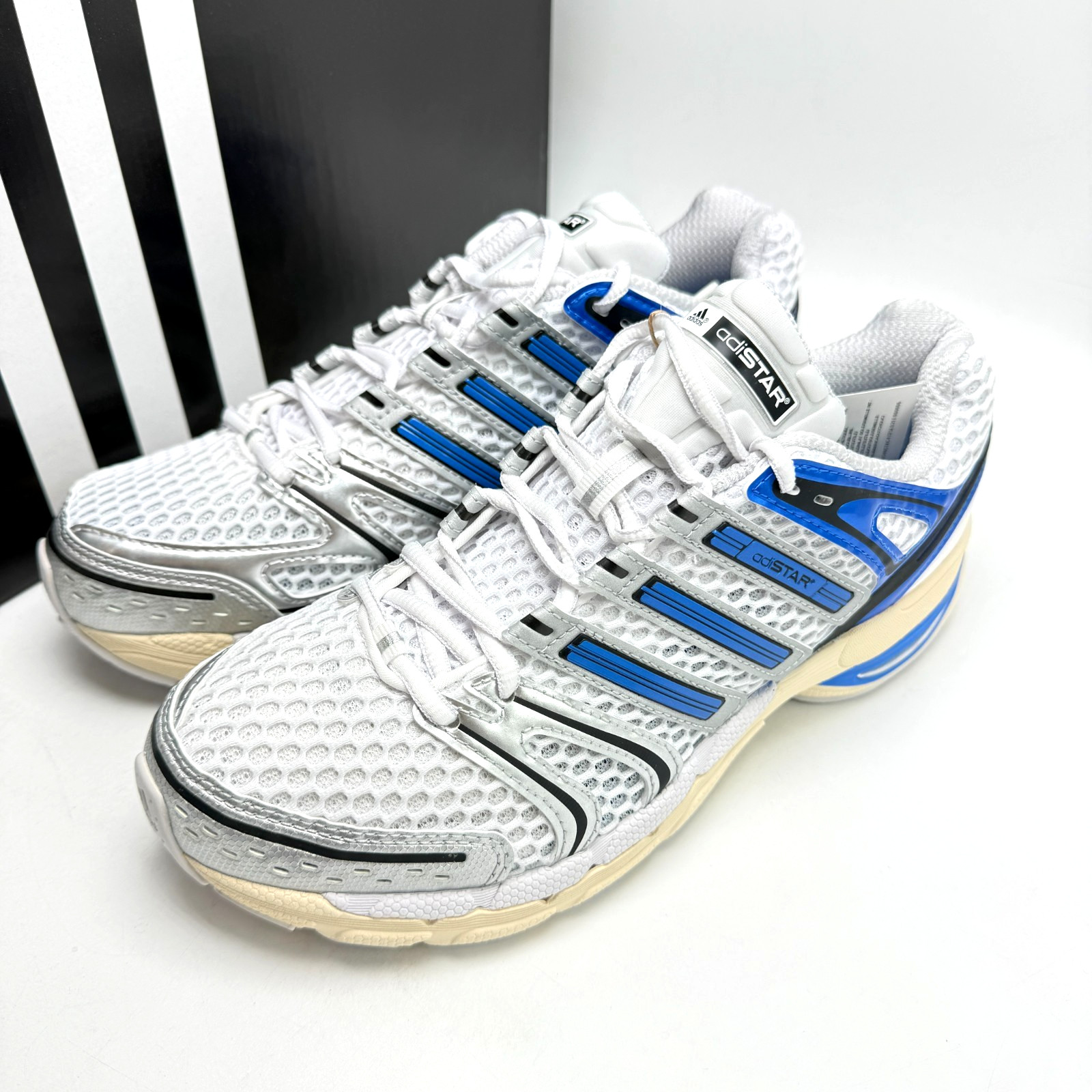 ADIDAS Adistar Control 5 Silver Metallic Grey Black KI8601 Men’s sz 8-11