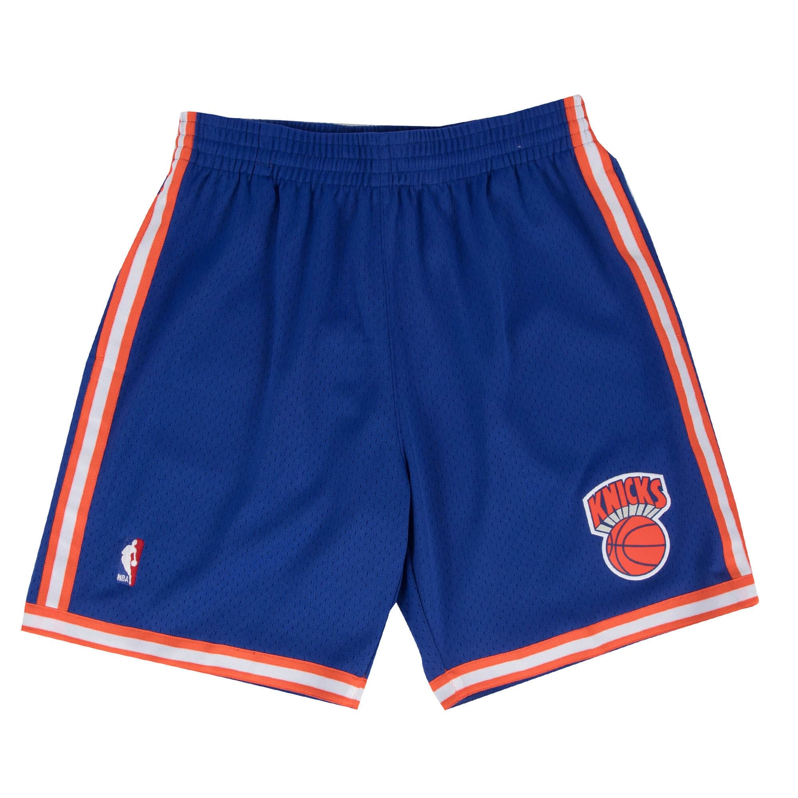 [SMSHGS18241-NYKROYA91] Mens Mitchell & Ness NBA Swingman Road Shorts NY Knicks