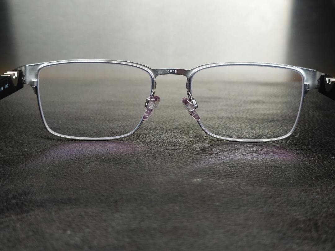 Emporio Armani Glasses Frame Matte Silver