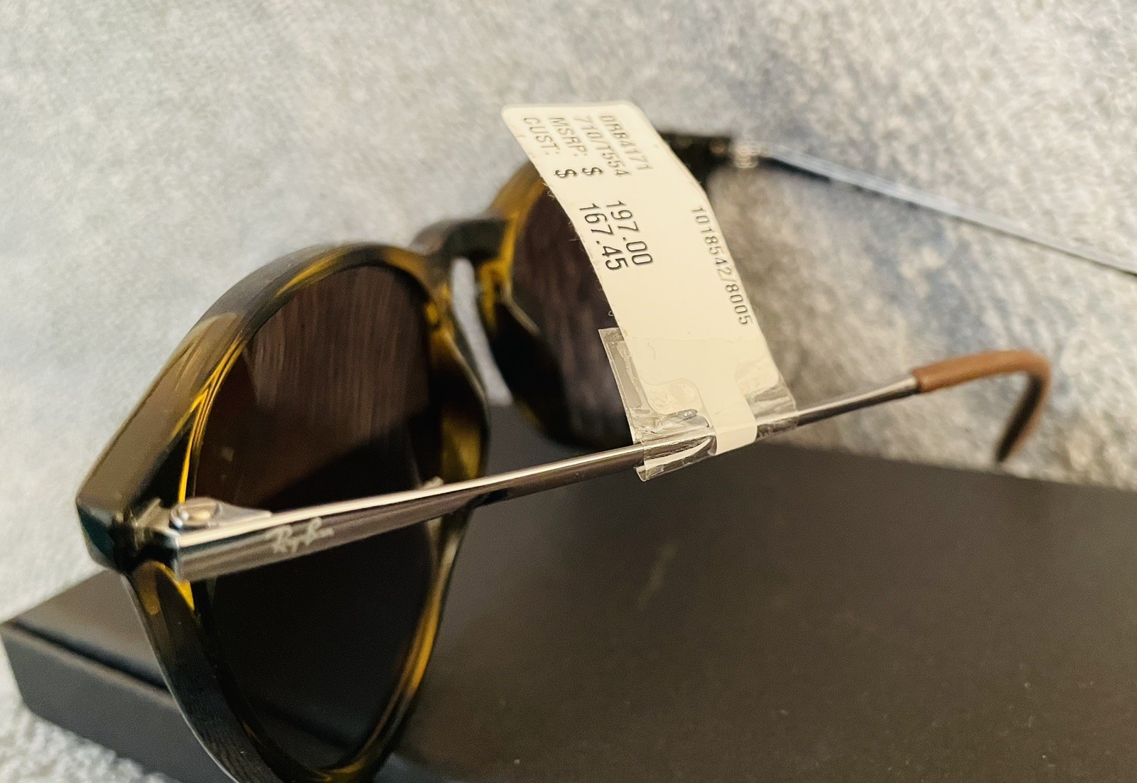 Ray-Ban RB4171 Erika Women Light Havana Brown Gradient Sunglasses 54mm
