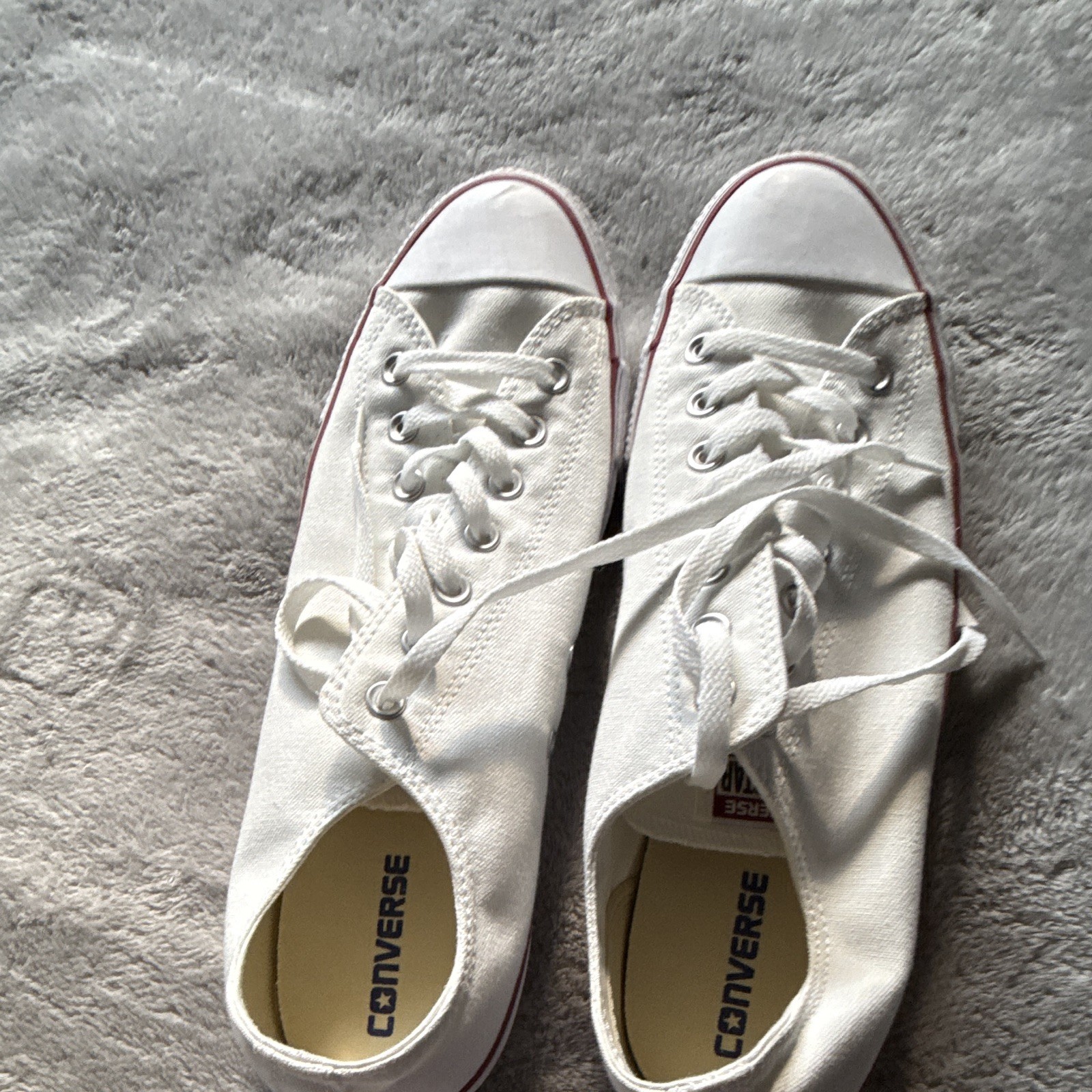Converse Chuck Taylor All Star Low Top Canvas Sneaker Optic White M7652