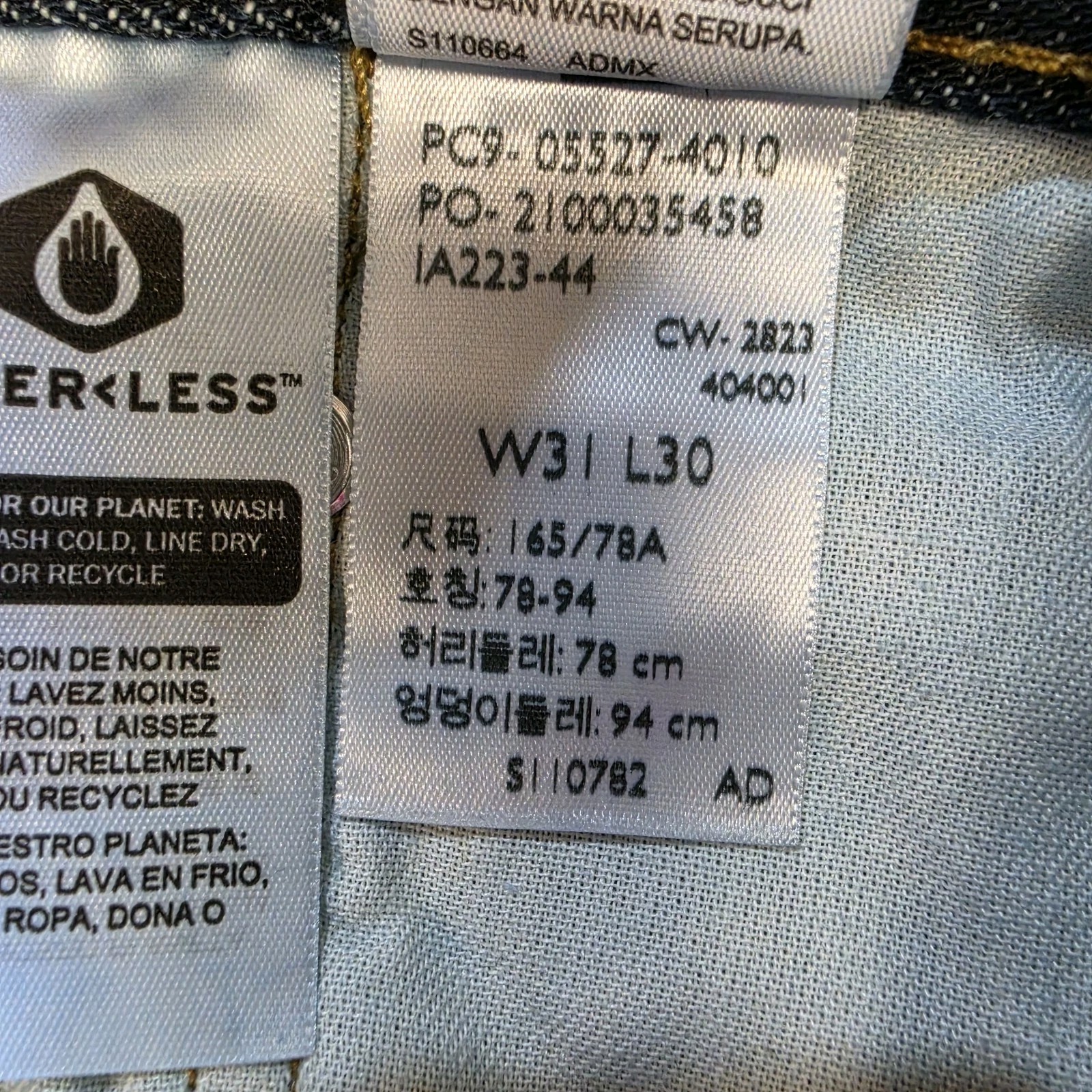 Levi’s 527 Slim Boot Cut Jeans Men’s 31×30 Dark Indigo