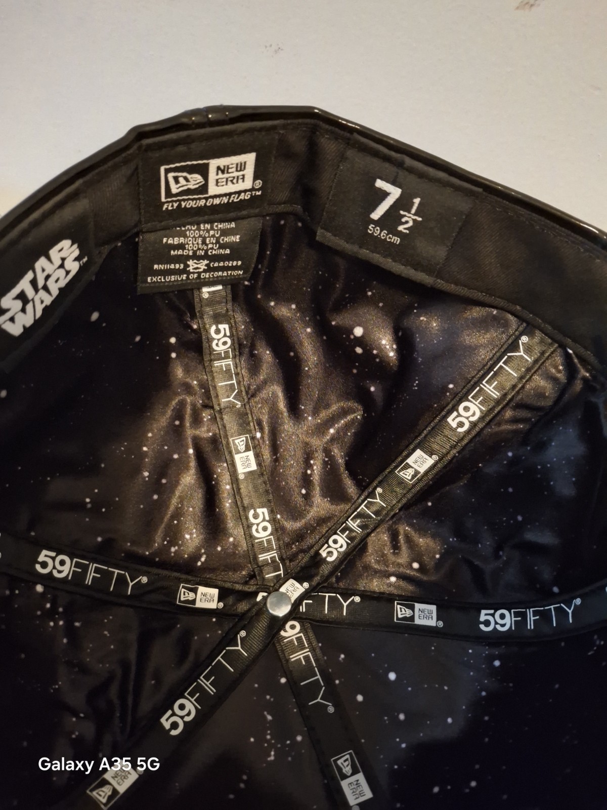 Authentic Collectible Star Wars Darth Vader New Era 59Fifty Fitted Hat 7 1/2