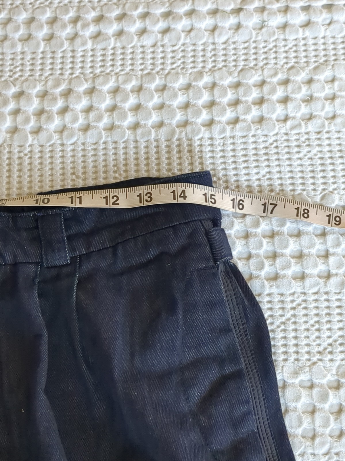 G Star Raw Varve Relaxed Pleated Chino Size 30 Dark Wash Blue 30X27