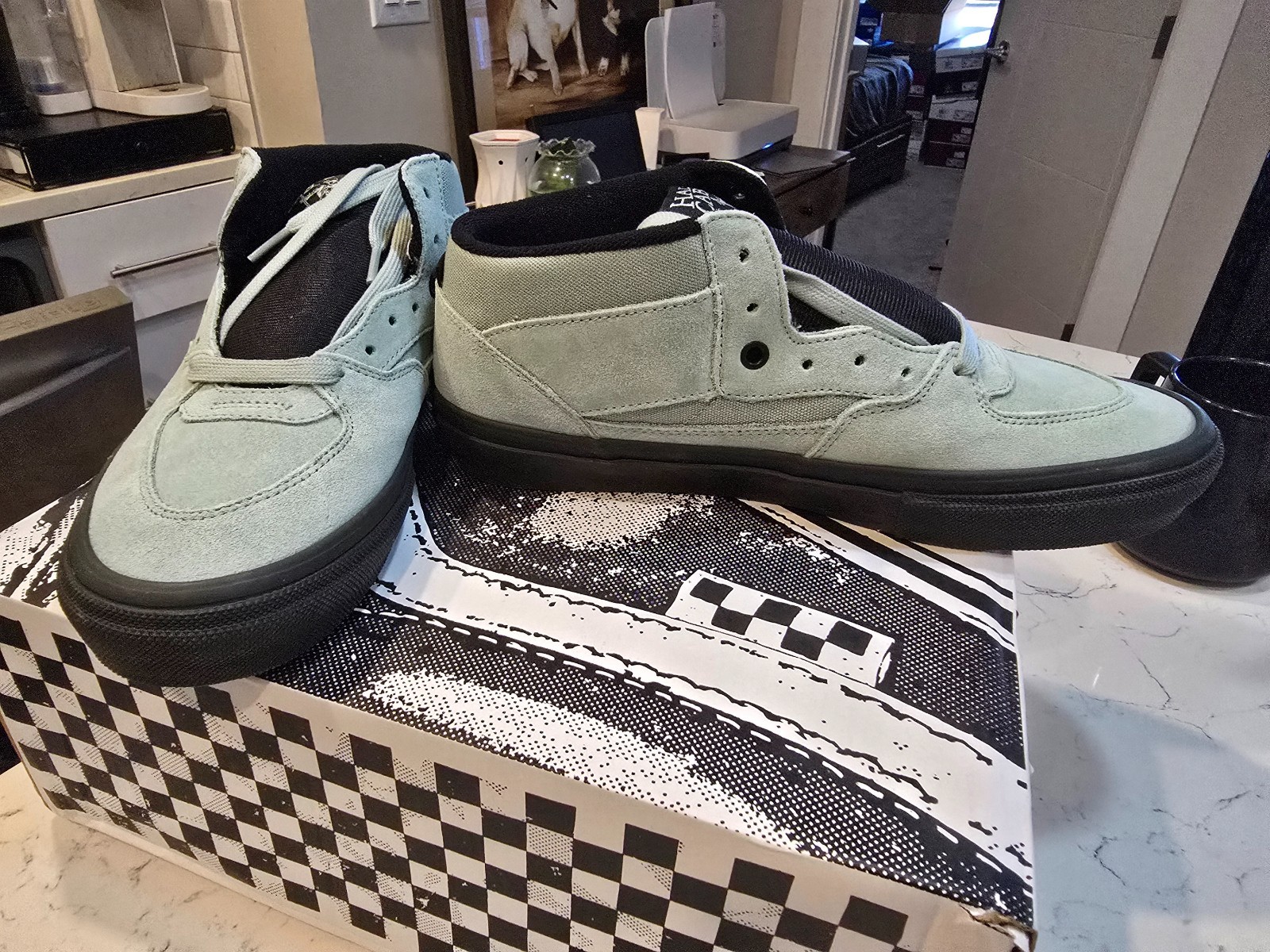 Vans Skate Half Cab Gray Olive Black VN0A5FCDEMW Men’s Size 10 SHOES NEW