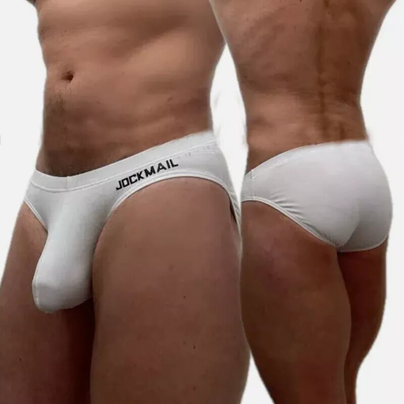 JOCKMAIL Sexy Men’s Underwear Briefs U convex Pouch Soft Cotton Underpants