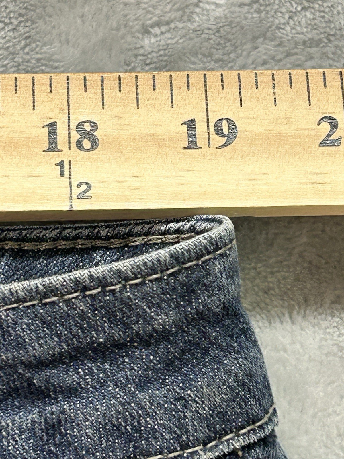 a.n.a. Women Plus Sz 16 Bermuda Denim Shorts Jorts Split Cuff Stretch Beach Walk