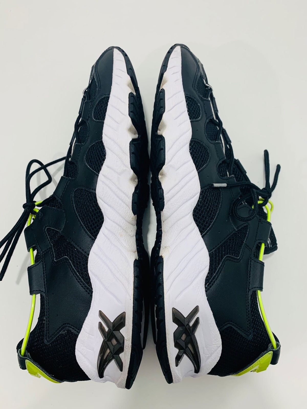 ASICS Gel-Mai Black Synthetic Mens Lace Up Trainers H813N 9090 sz 14