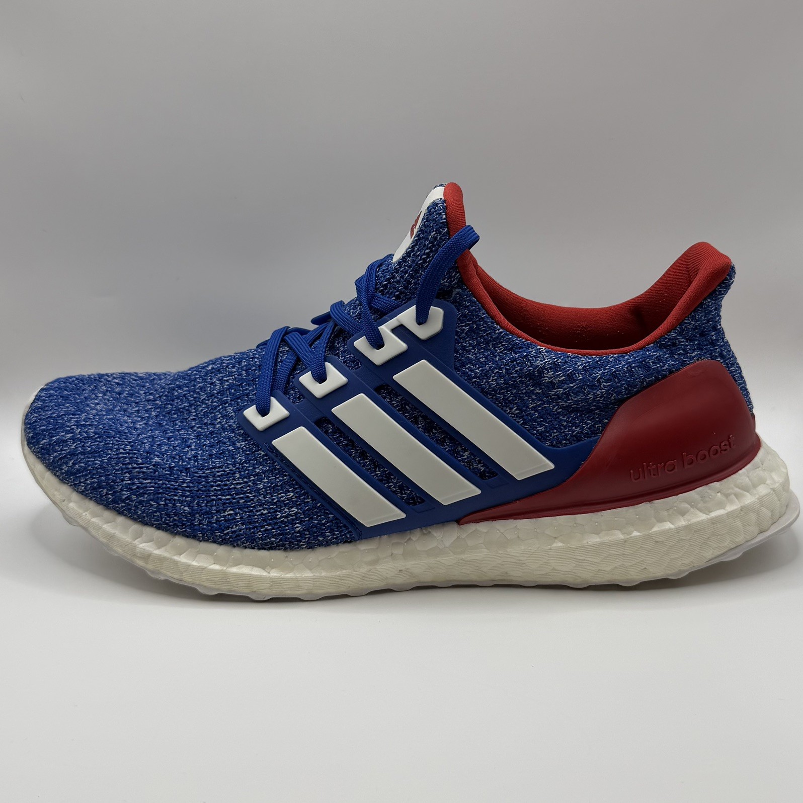 Adidas UltraBoost 4.0 Men’s Size 10 USA Red White Blue Athletic Shoes