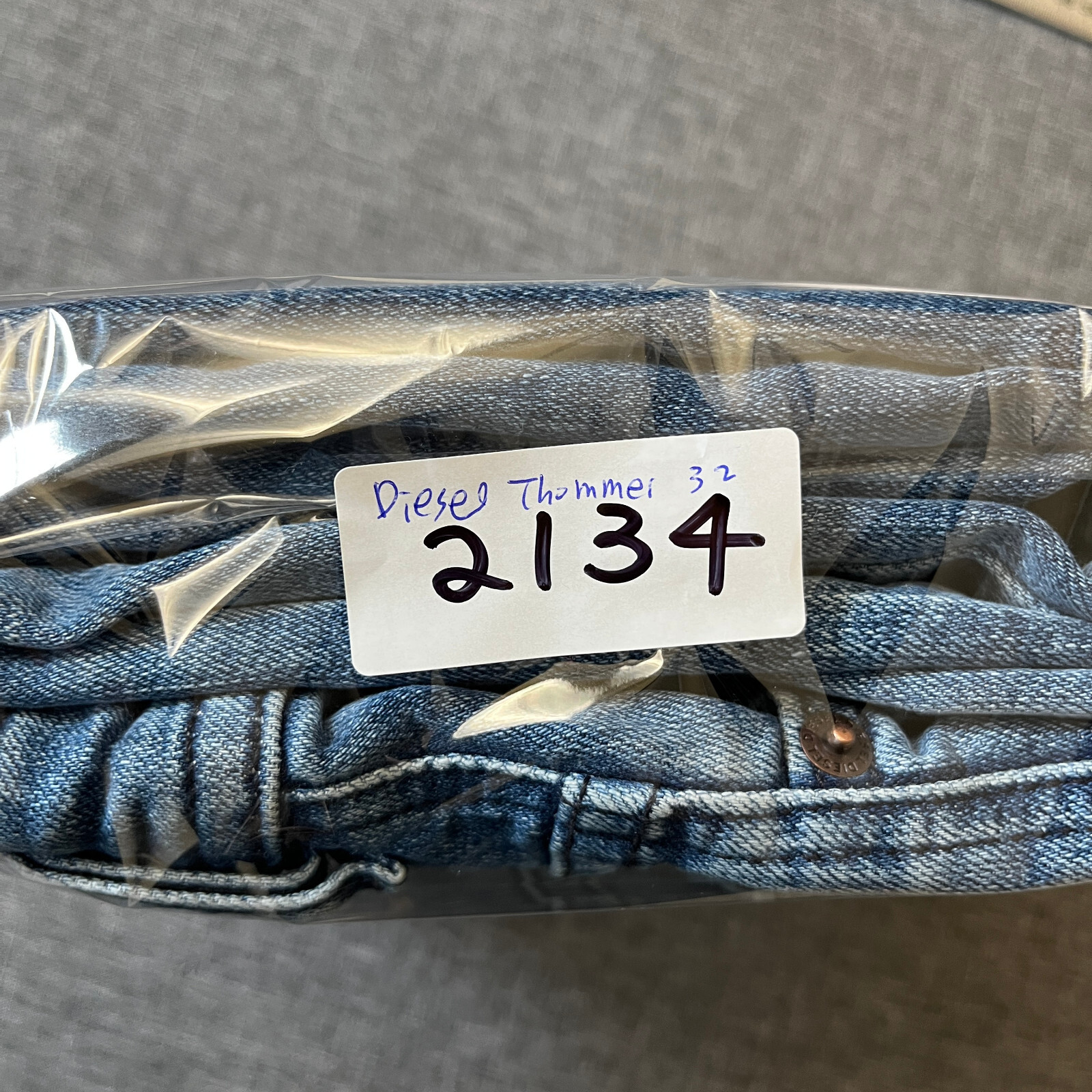 Diesel Thommer-R Slim Fit Stretch Jeans – Men’s Size 32*31 – Blue
