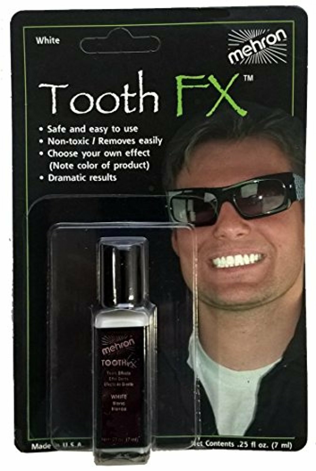 Mehron Makeup Tooth FX Color Teeth Paint Costume Theater Stage Halloween Zombie