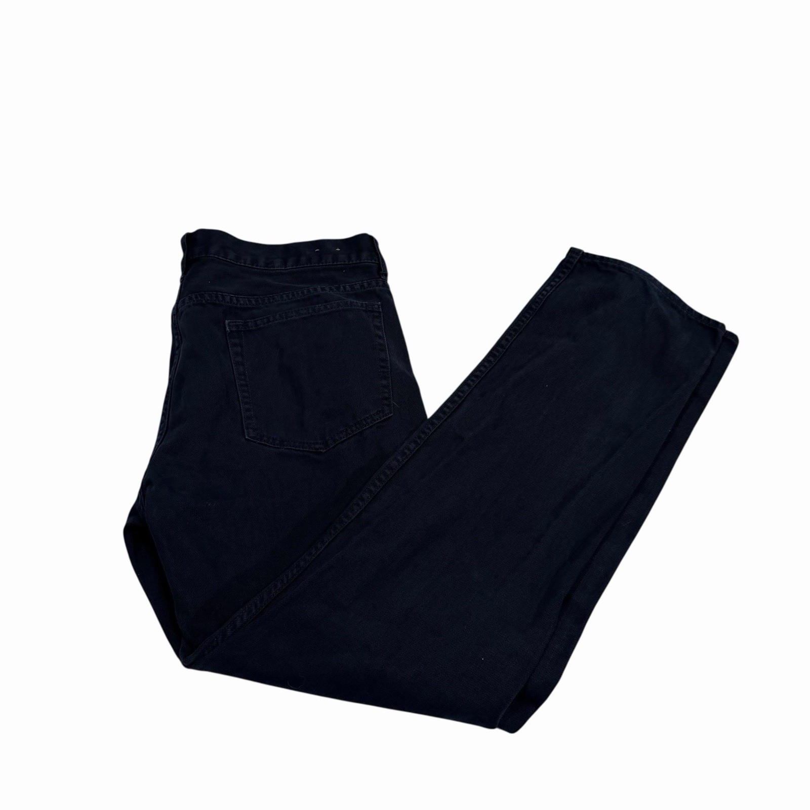 J. Crew The Sutton Mens Jeans 34×32 Regular Denim Navy Blue 100% Cotton Canvas