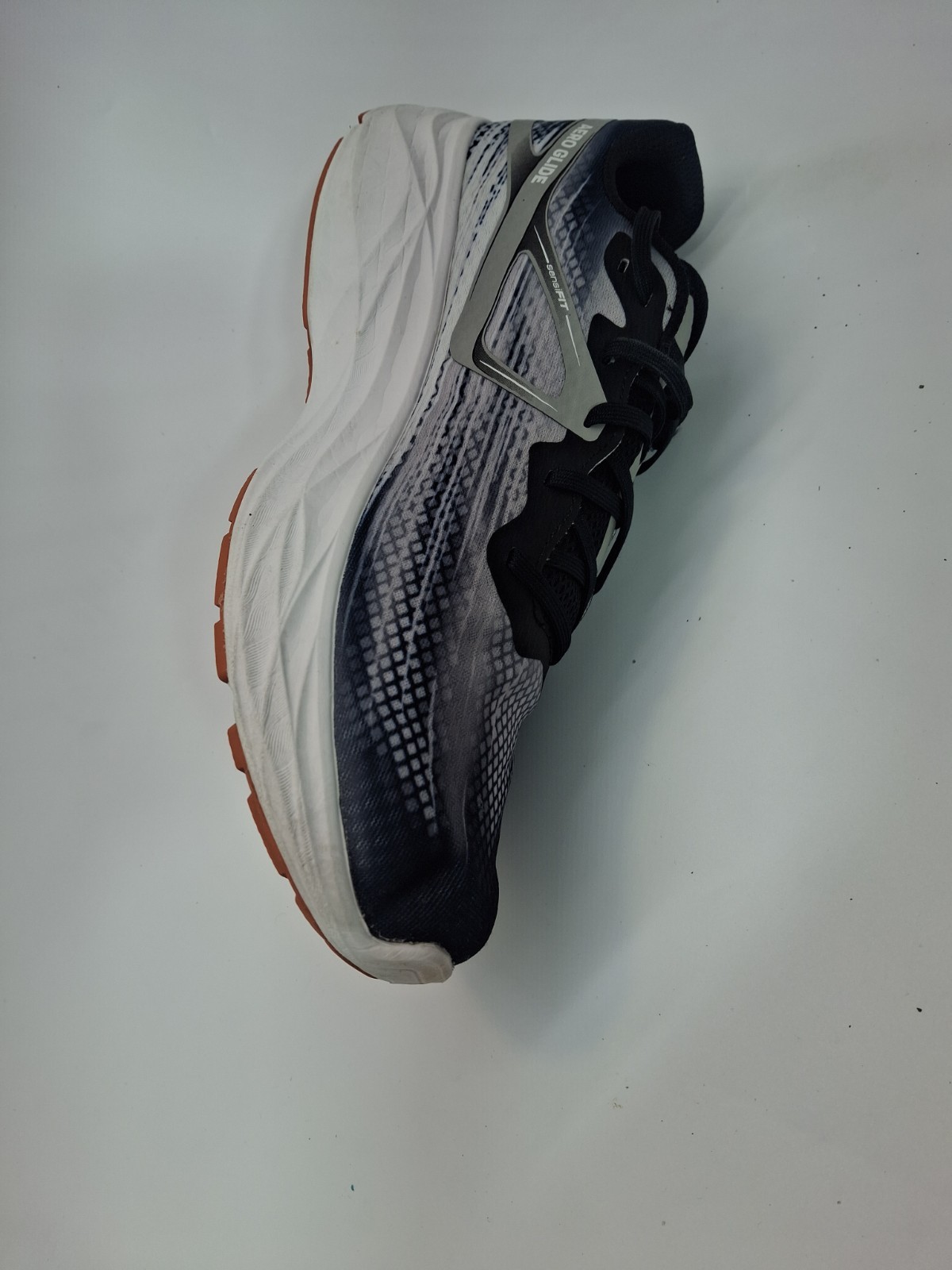 Salomon Aero Glide Running Shoes Men’s 12.5 Outdoor 472108 Black White