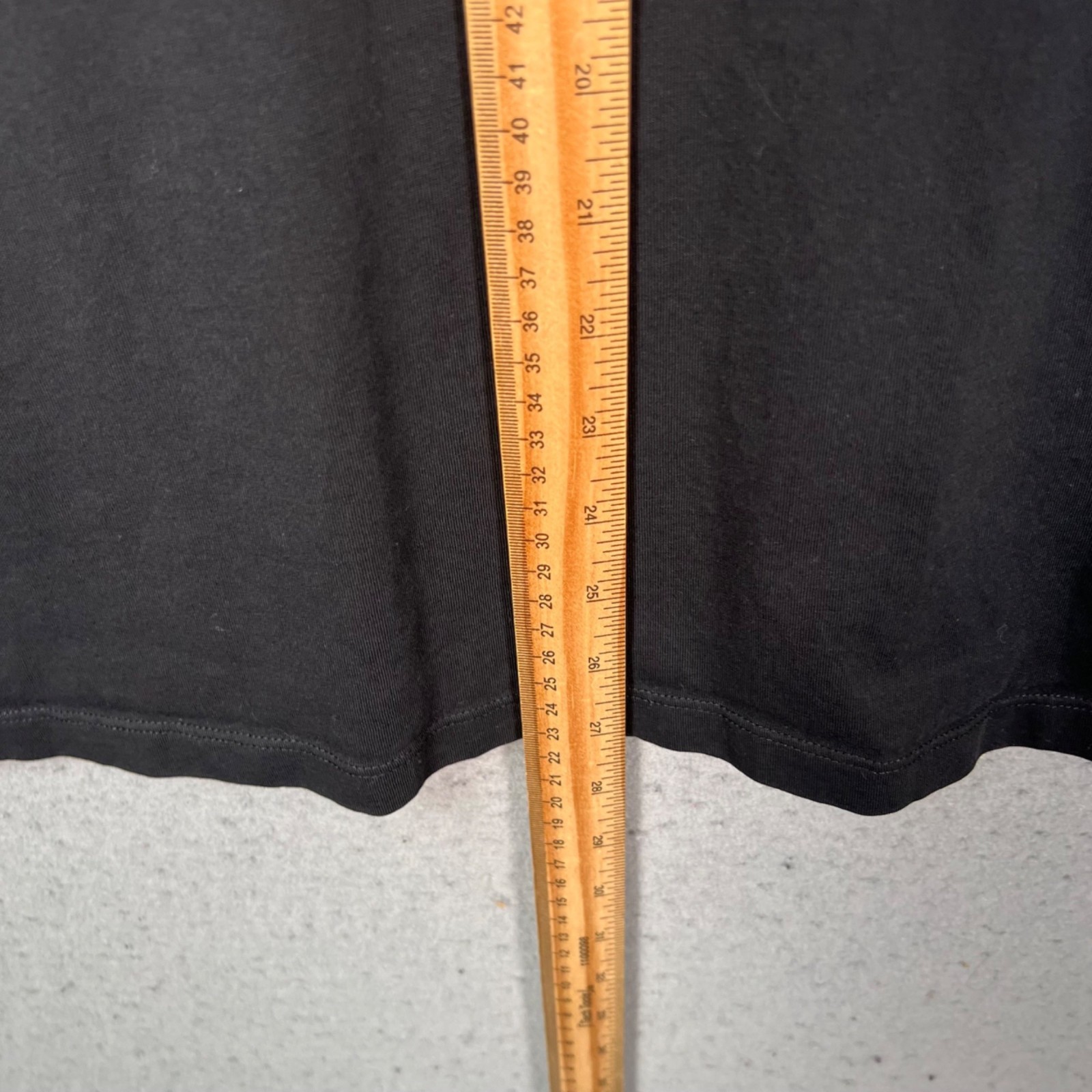 Asket Mens Size Large Black Organic Cotton T-Shirt
